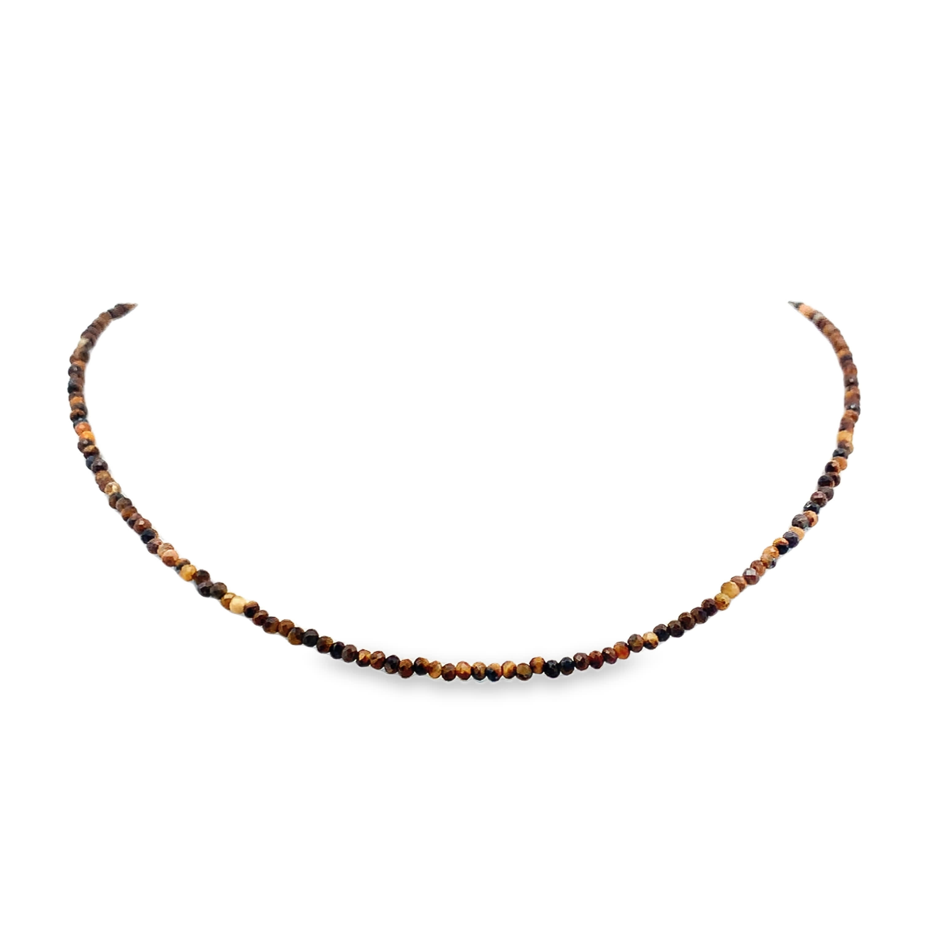 Elegancki naszyjnik z koralików – delikatny sznur bez metalu