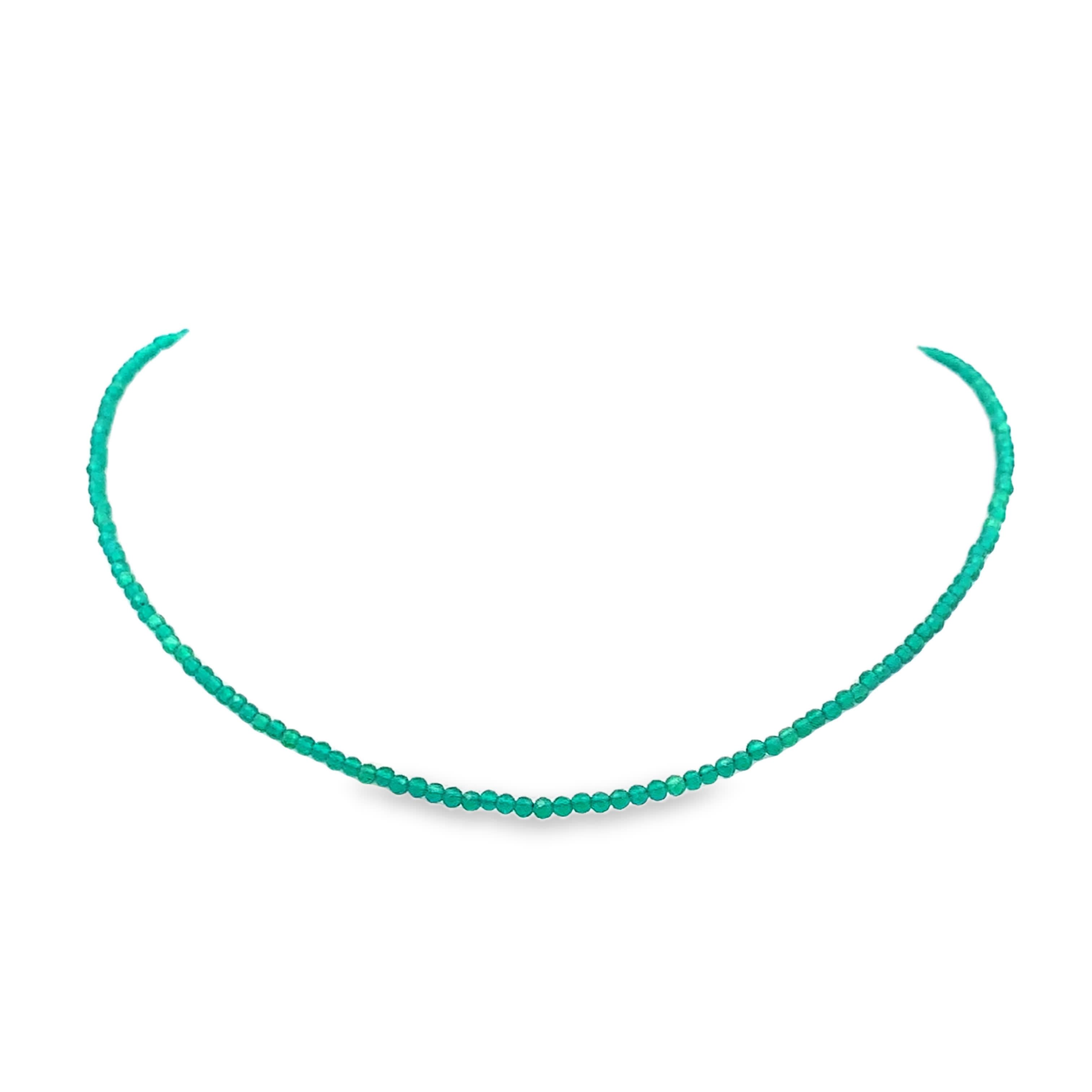 Naszyjnik z okrągłych koralików