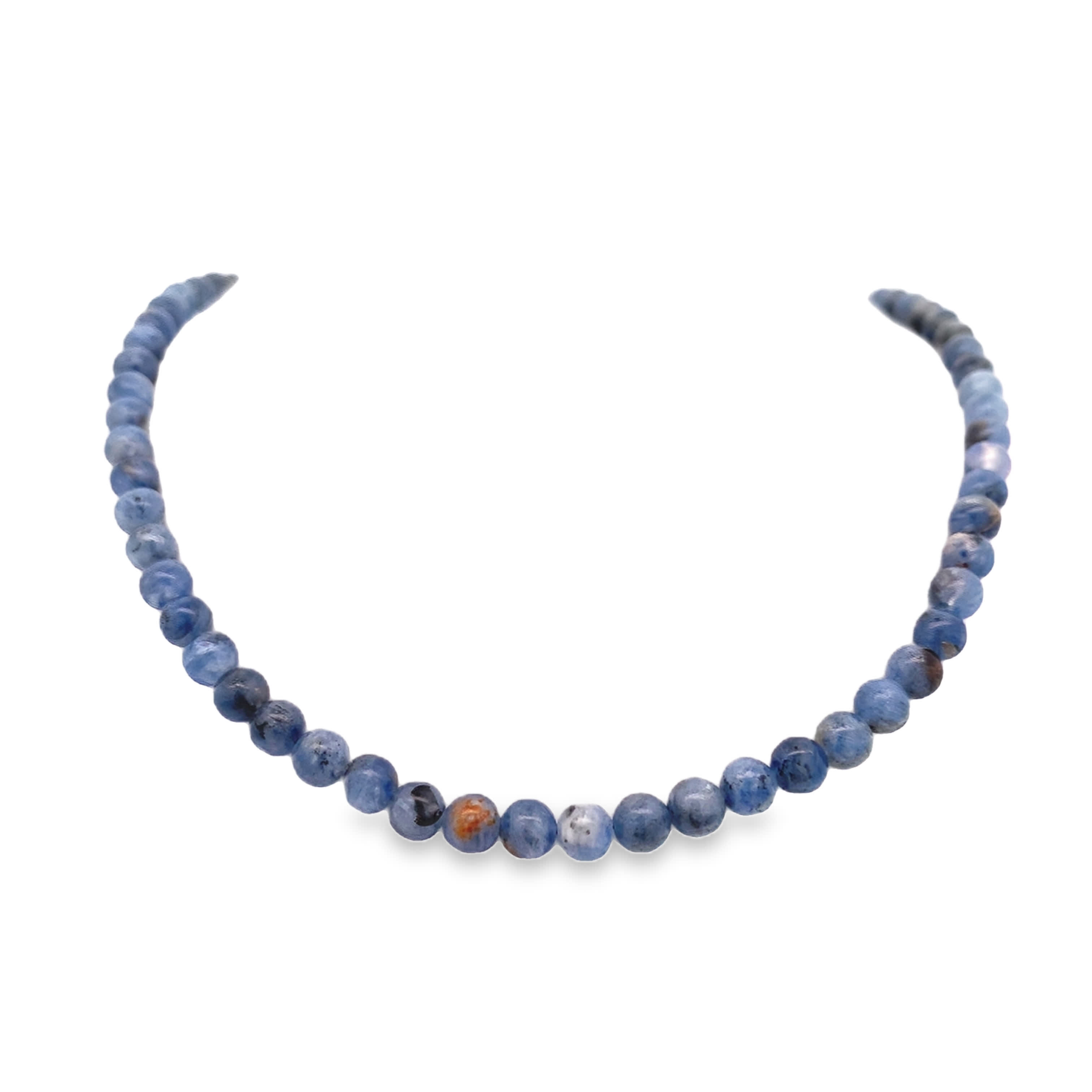 Naszyjnik koralikowy z lapis lazuli