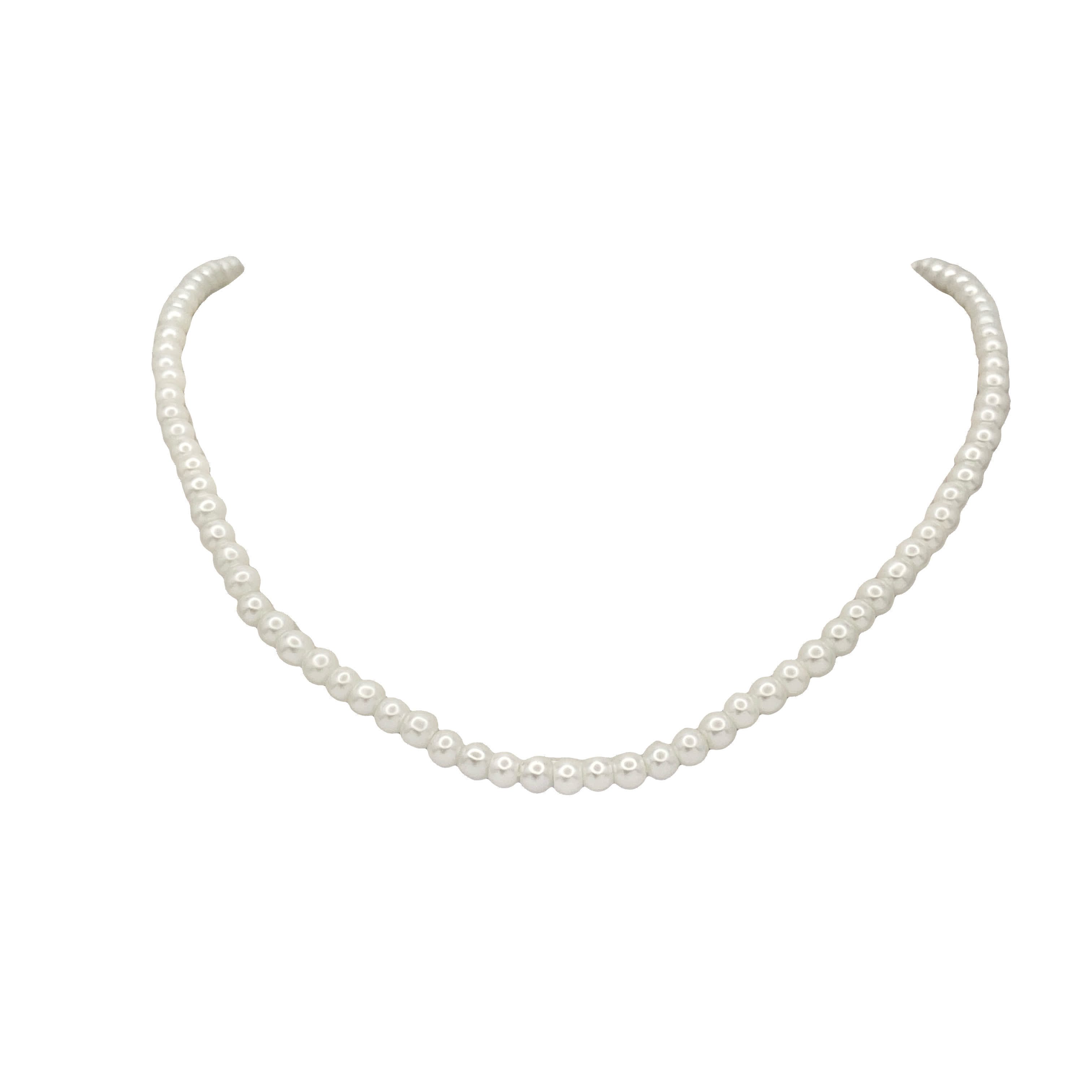 Elegancki naszyjnik z okrągłych pereł