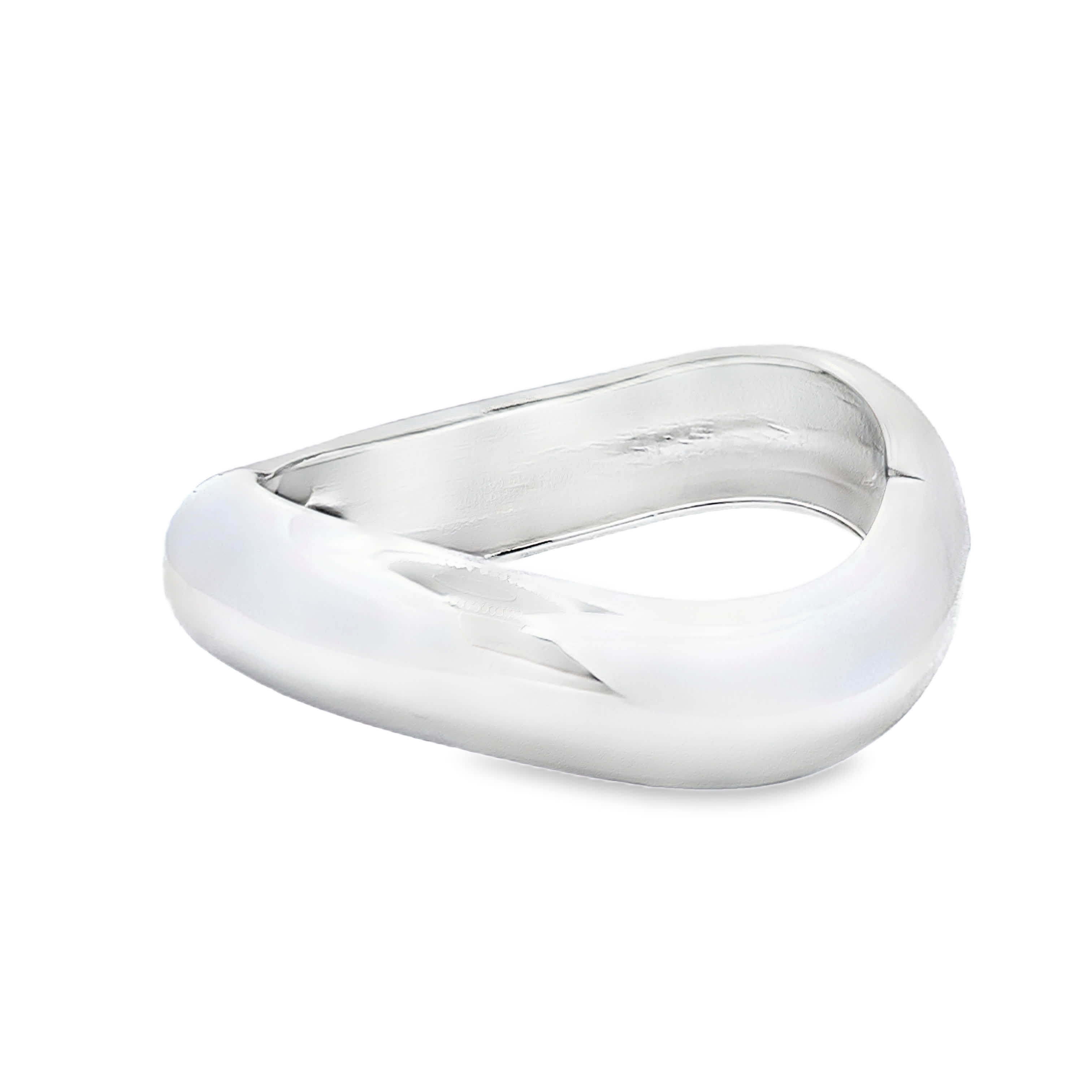 Nowoczesna srebrna bransoletka