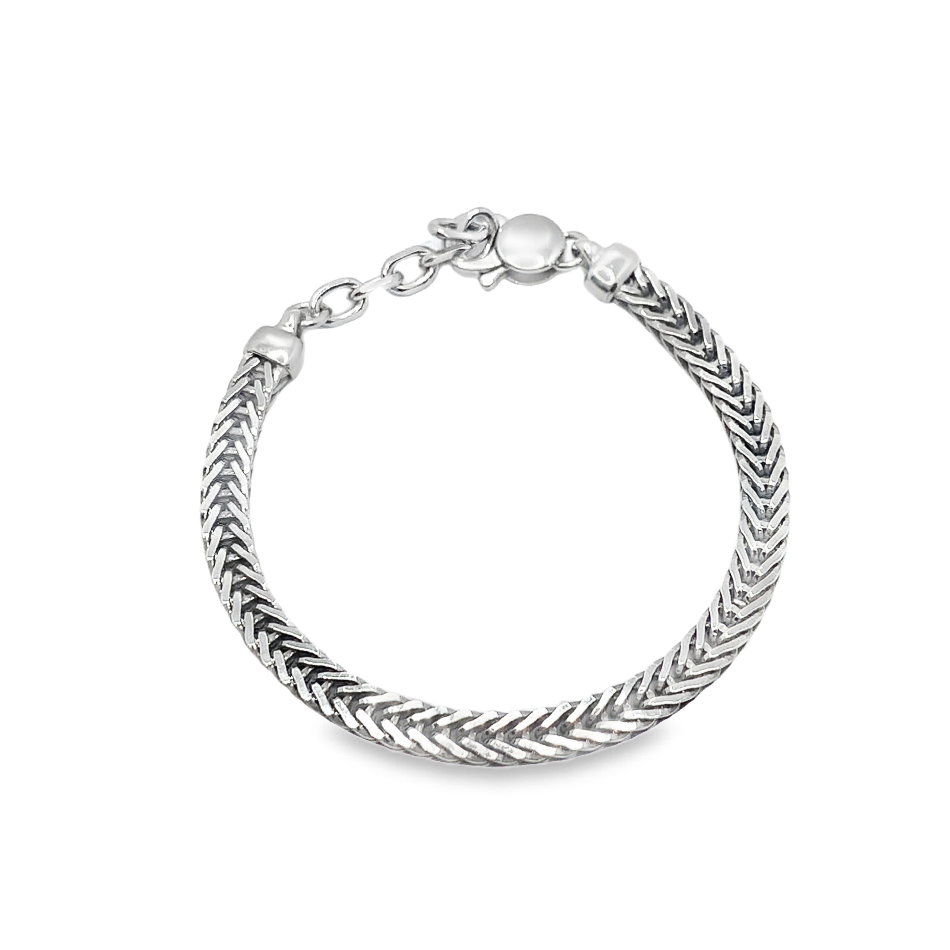 Klasyczna metalowa bransoletka łańcuszkowa