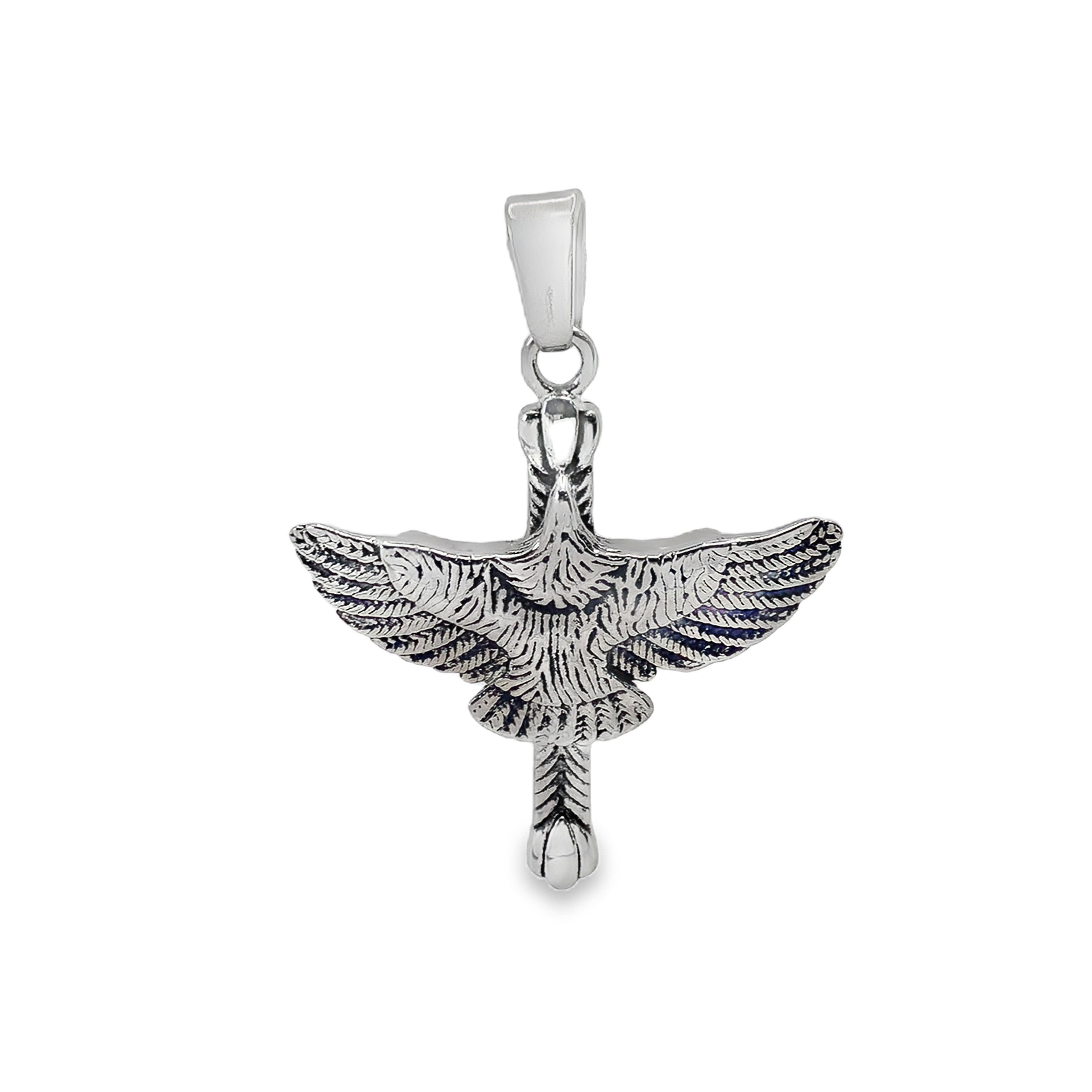 Elegancki wisiorek w kształcie ptaka