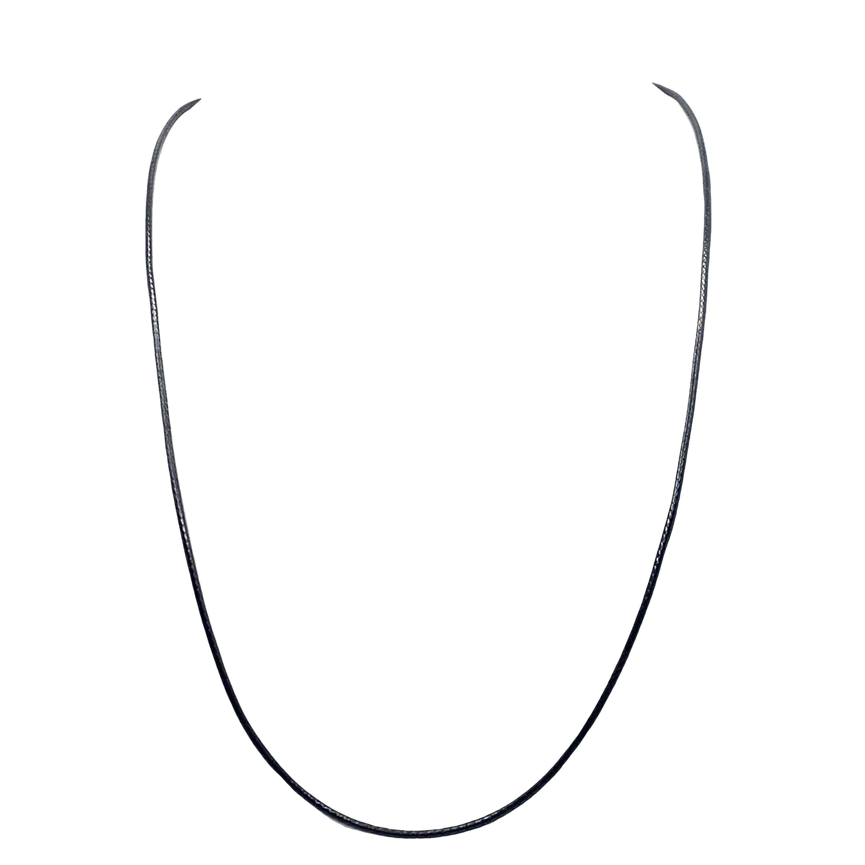 Naszyjnik z łańcuszkiem bez metalu