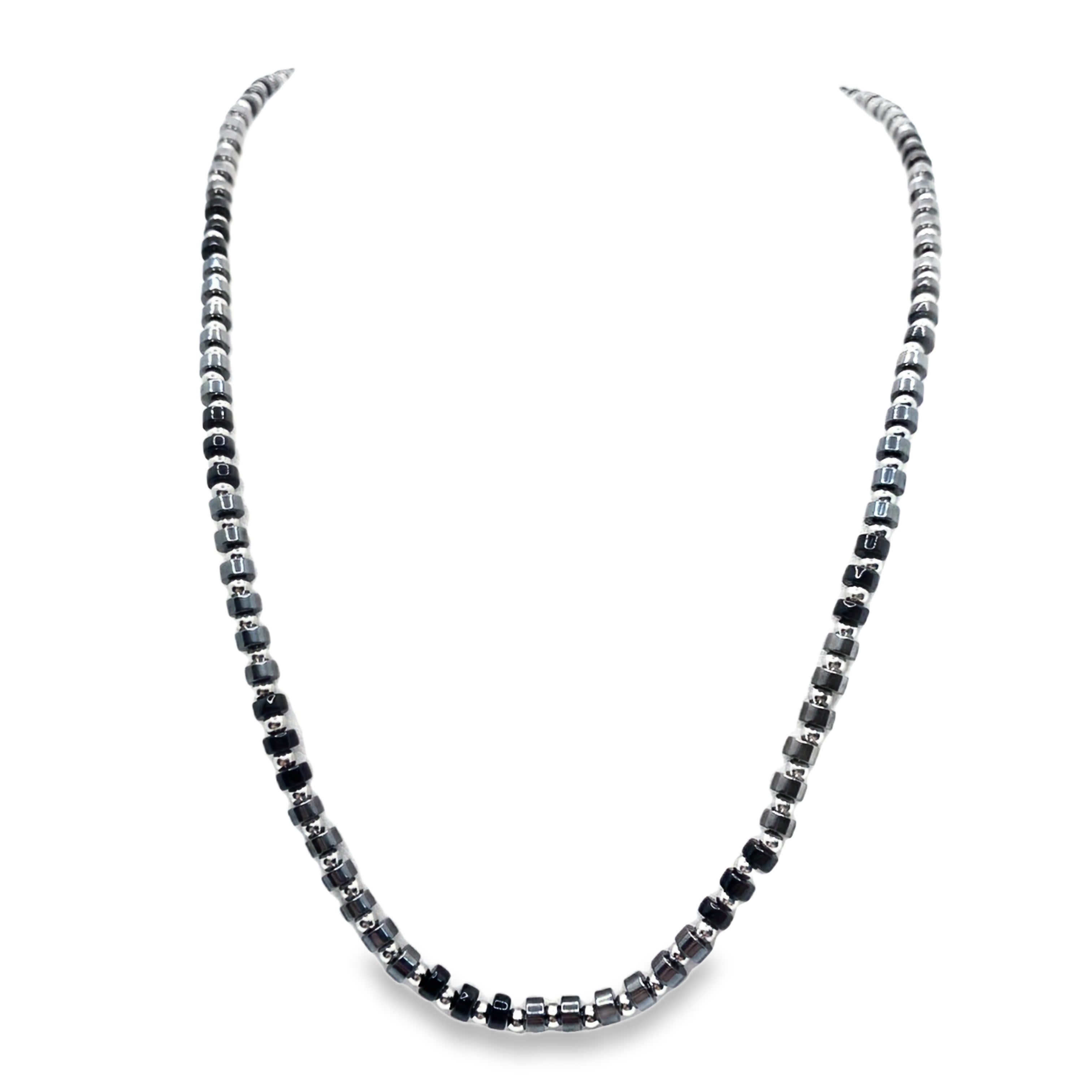 Nowoczesny naszyjnik koralikowy, elegancki design