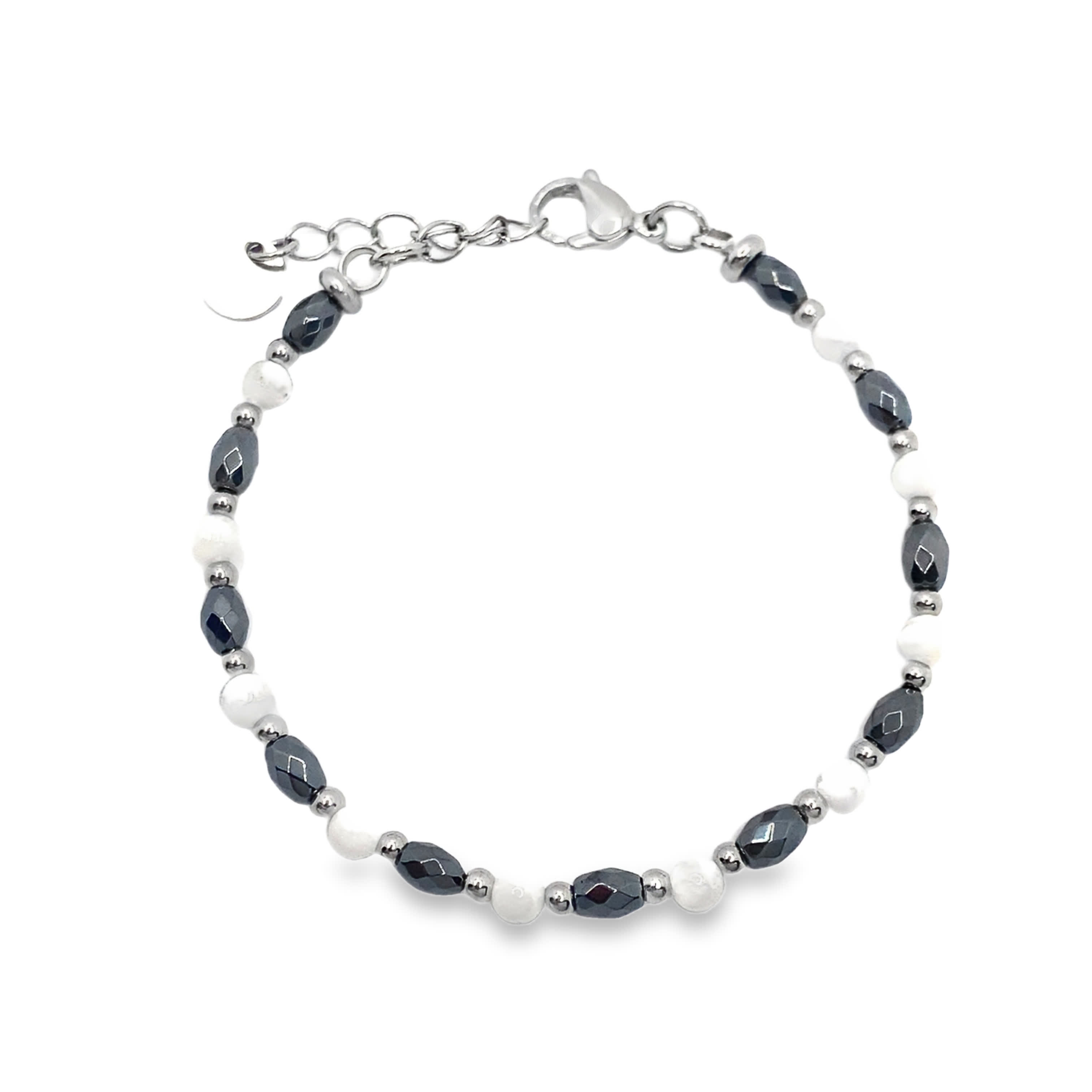 Srebrzona bransoletka z koralikami: nowoczesna elegancja w designie