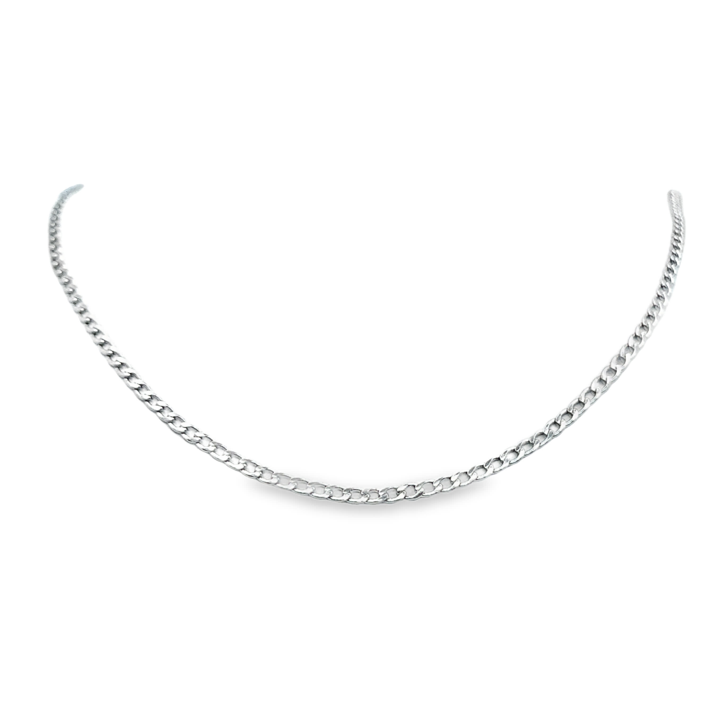 Elegancki srebrzony naszyjnik