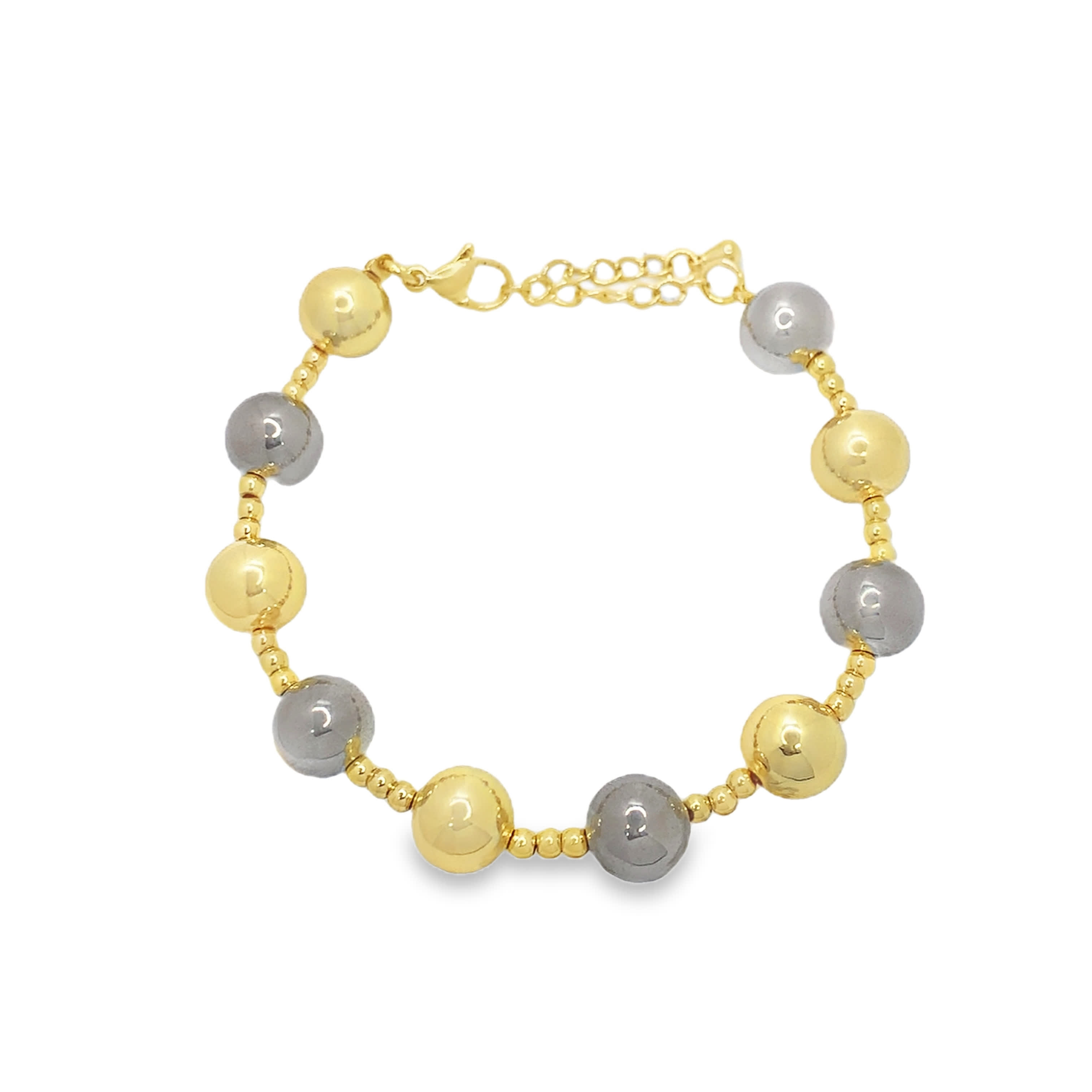 Yellow Gold Beaded Bracelet