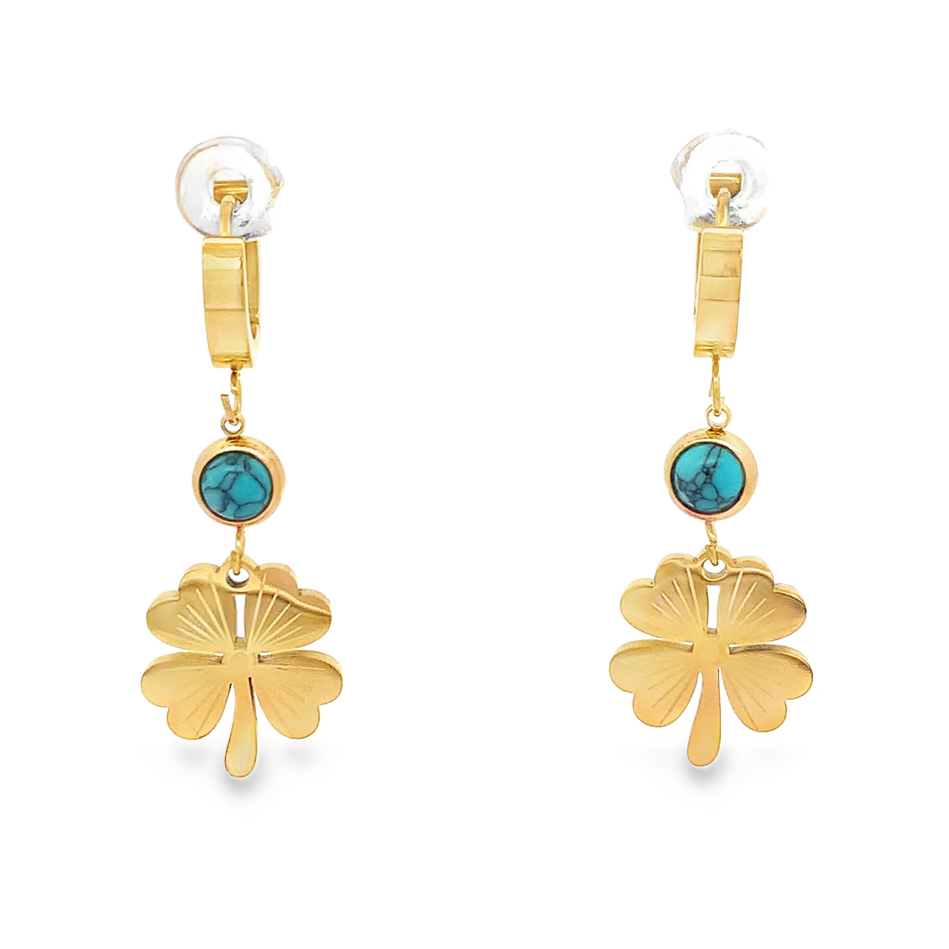 Kolczyki z koniczynką