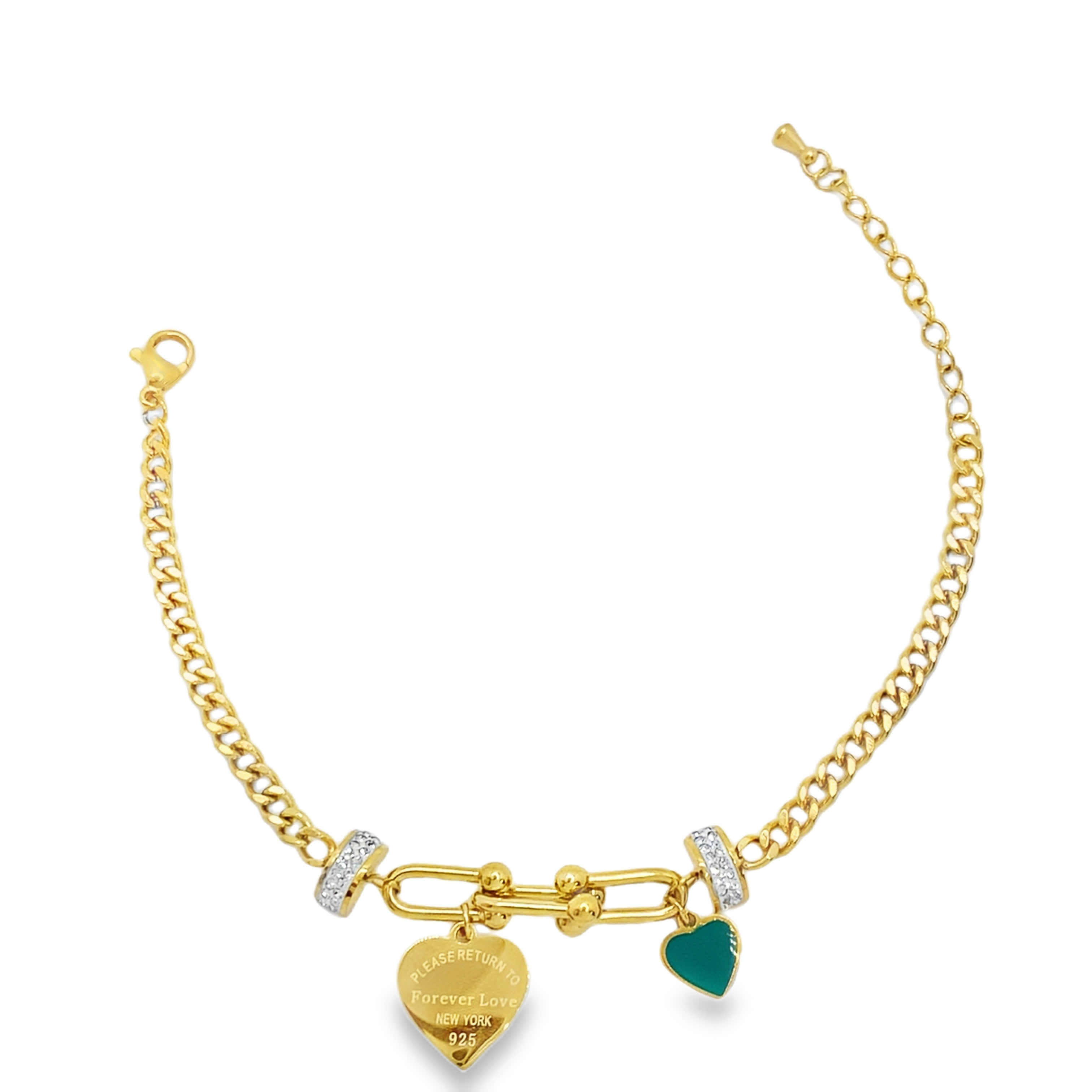 Elegant Gold Chain Link Bracelet
