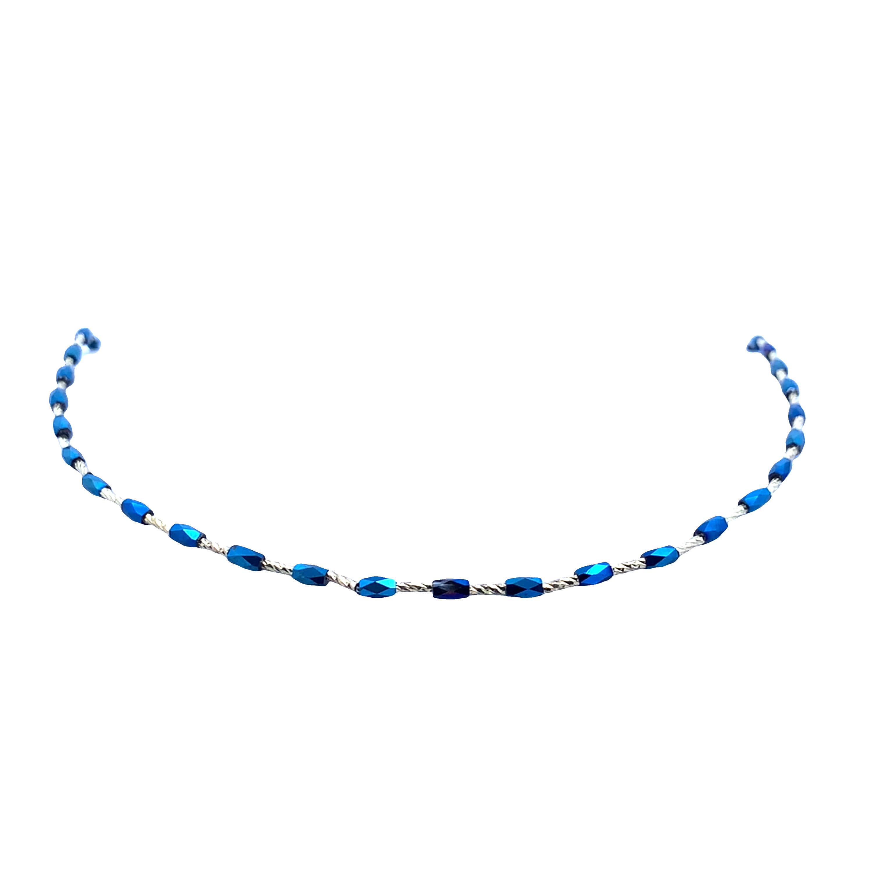 Elegancki naszyjnik z koralików, modny dodatek bez metalu