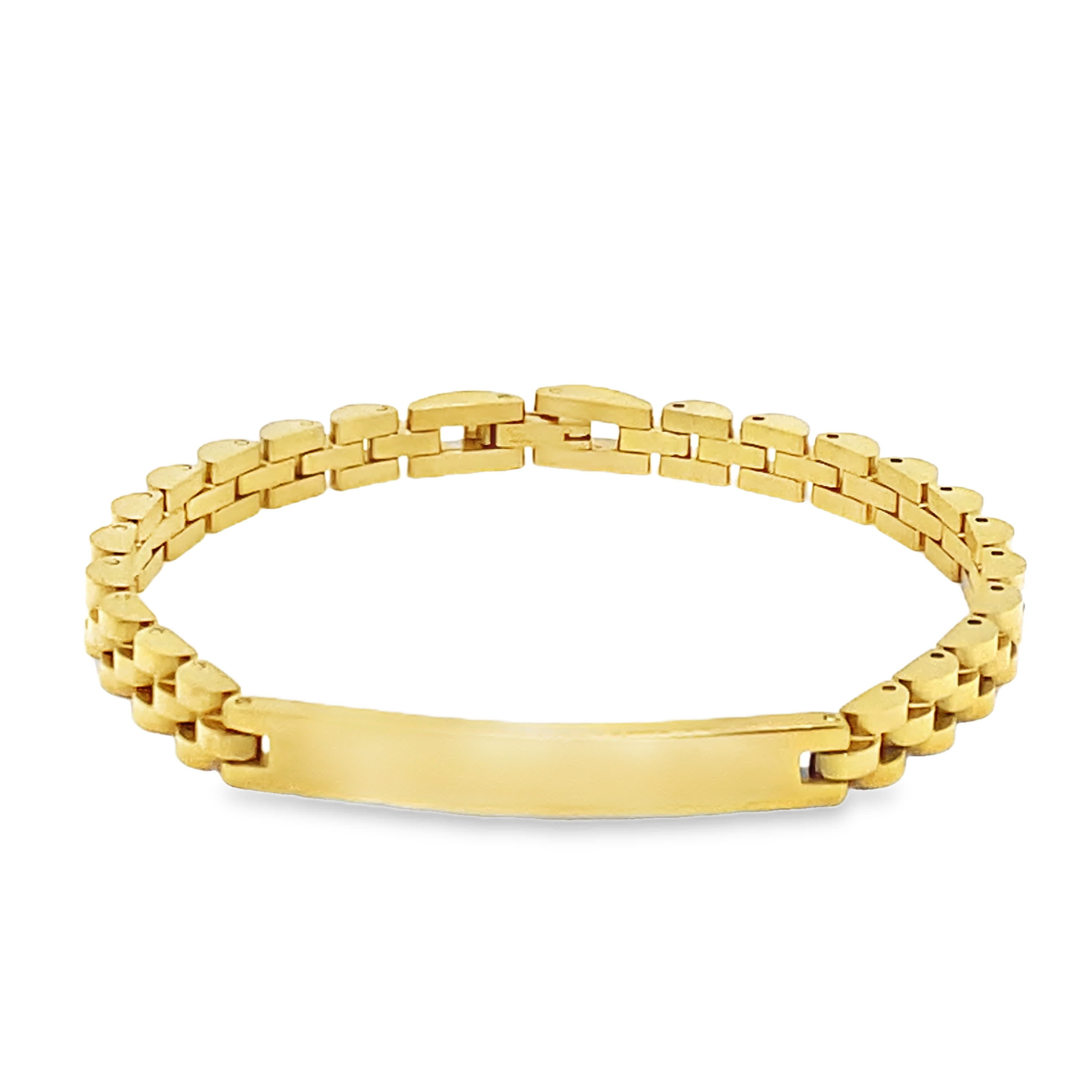 Klasyczna bransoletka ze złoconej stali