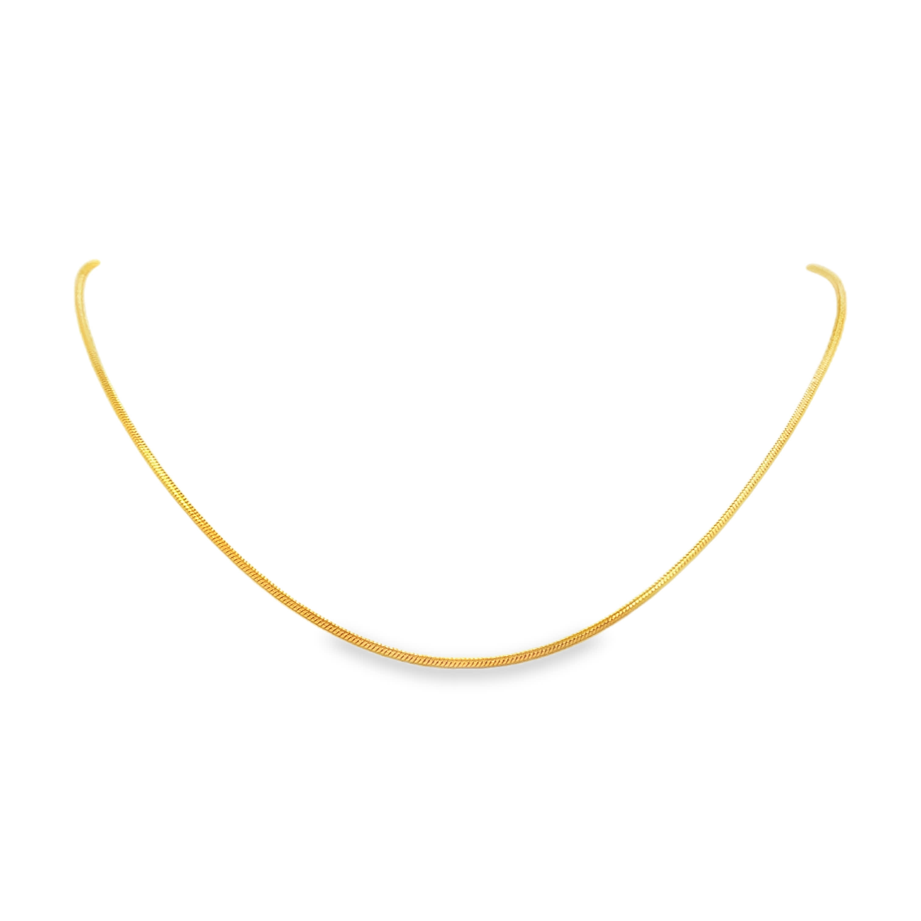 Klasyczny naszyjnik ze złoconej stali