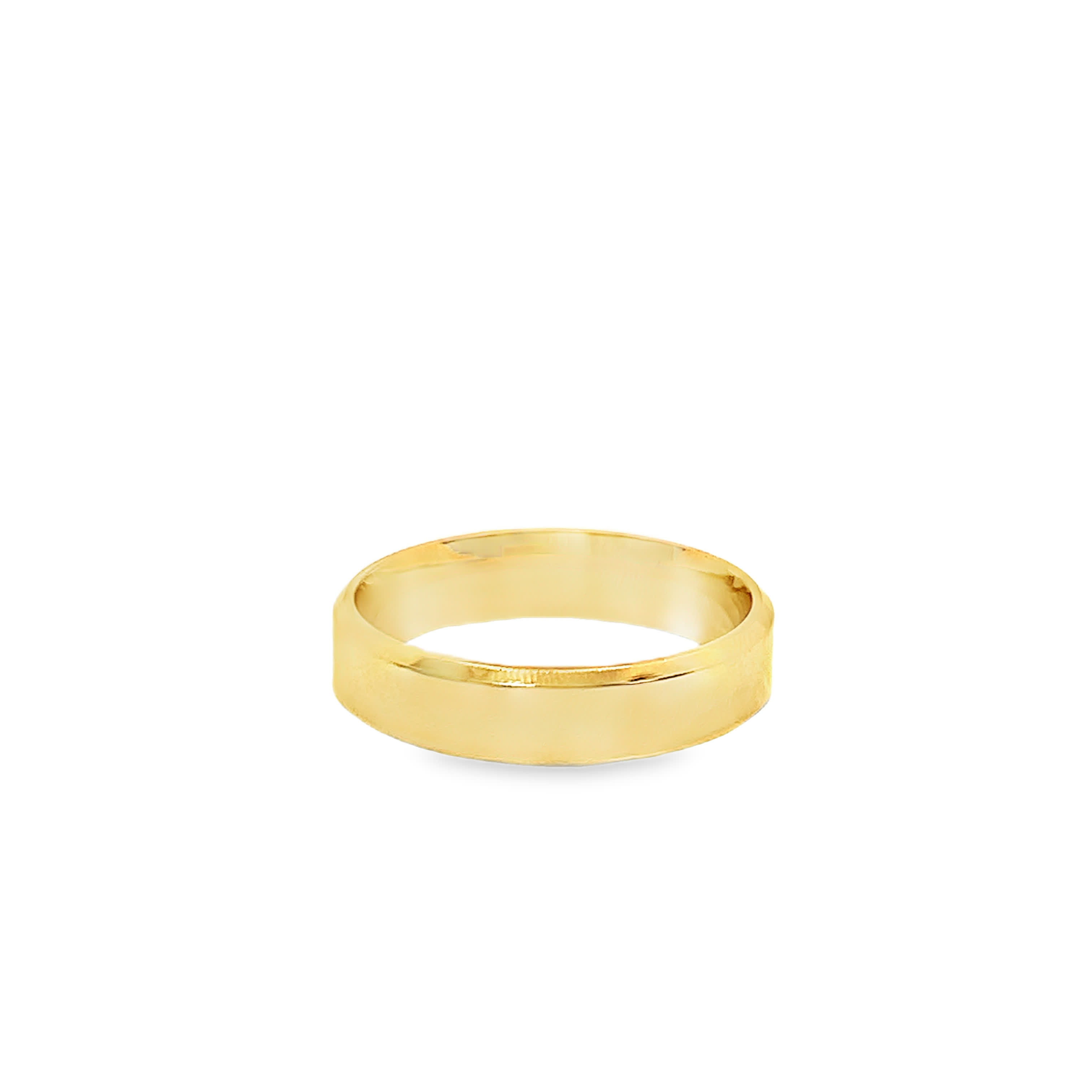Classic Yellow Gold Band Ring