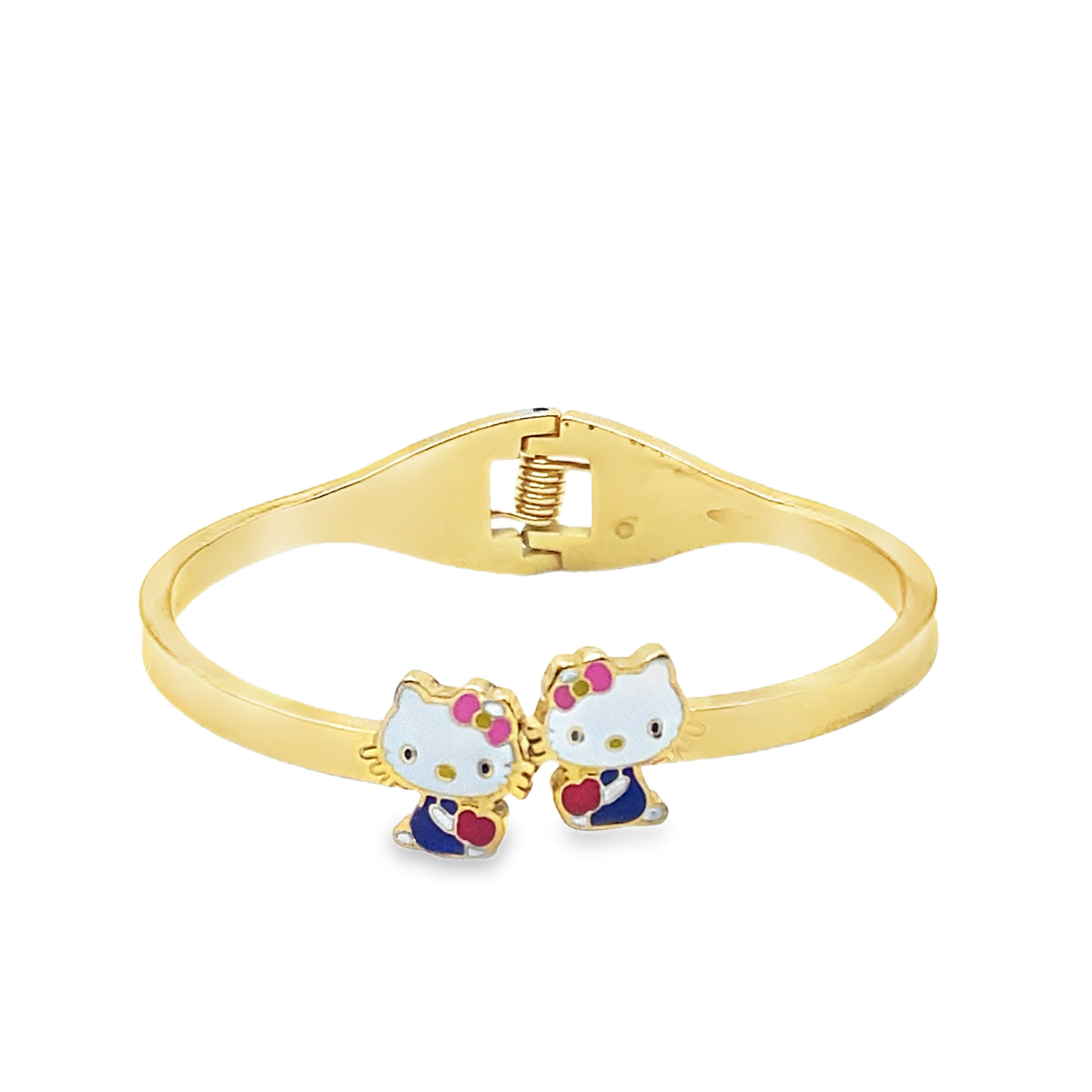 Bransoletka Hello Kitty z żółtego złota