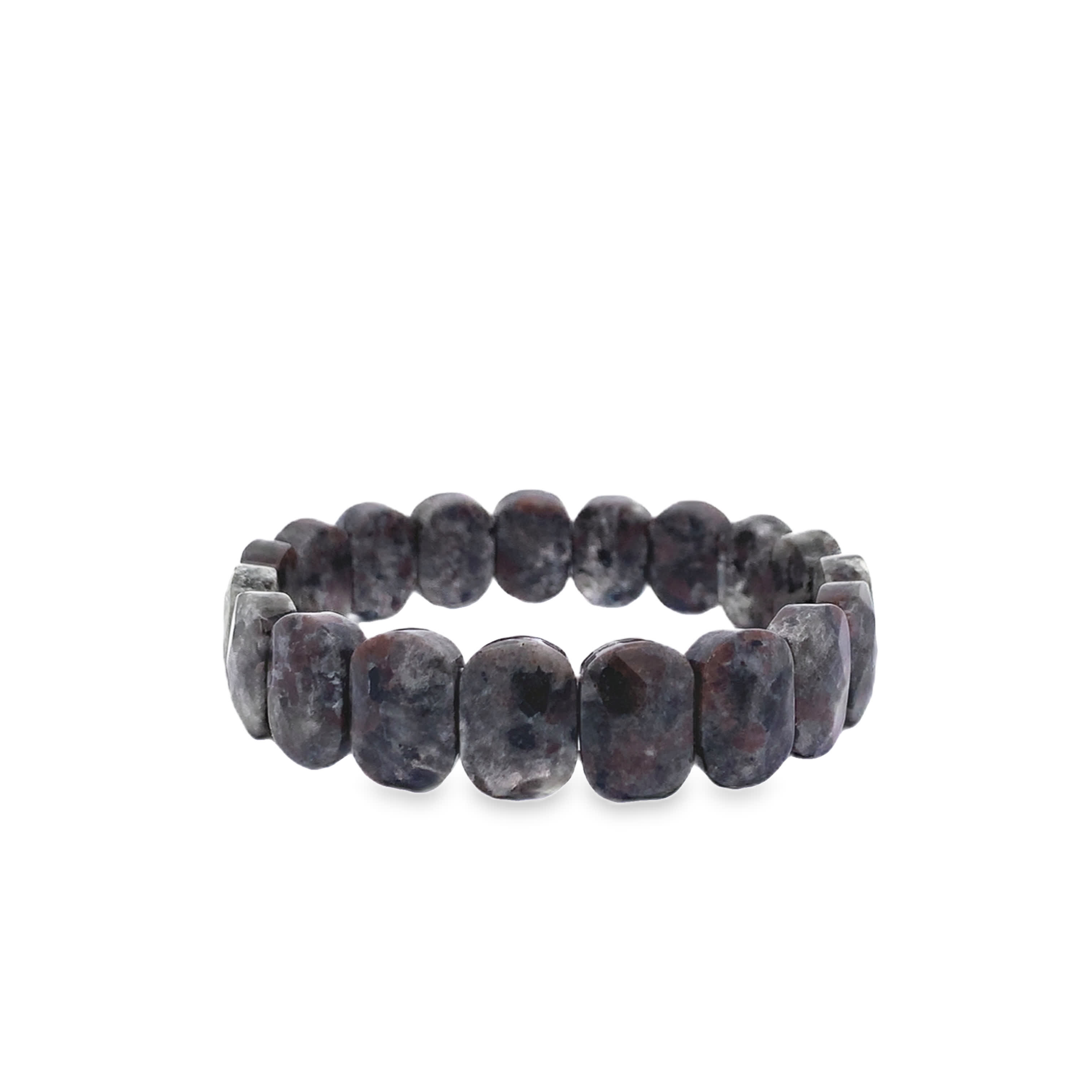 Bransoletka koralikowa z agatu z materiału niemetalowego