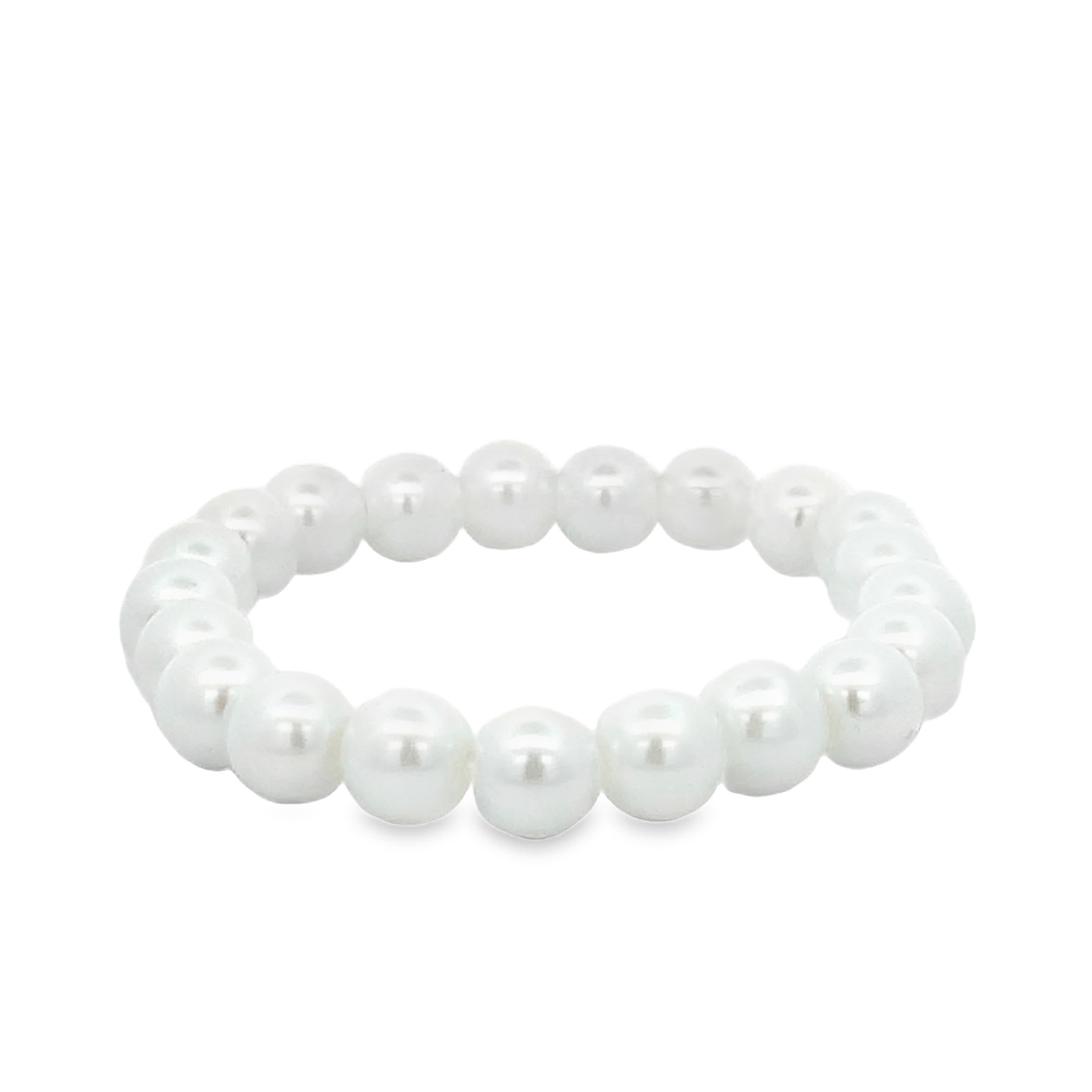 Klasyczna bransoletka z pereł i koralików