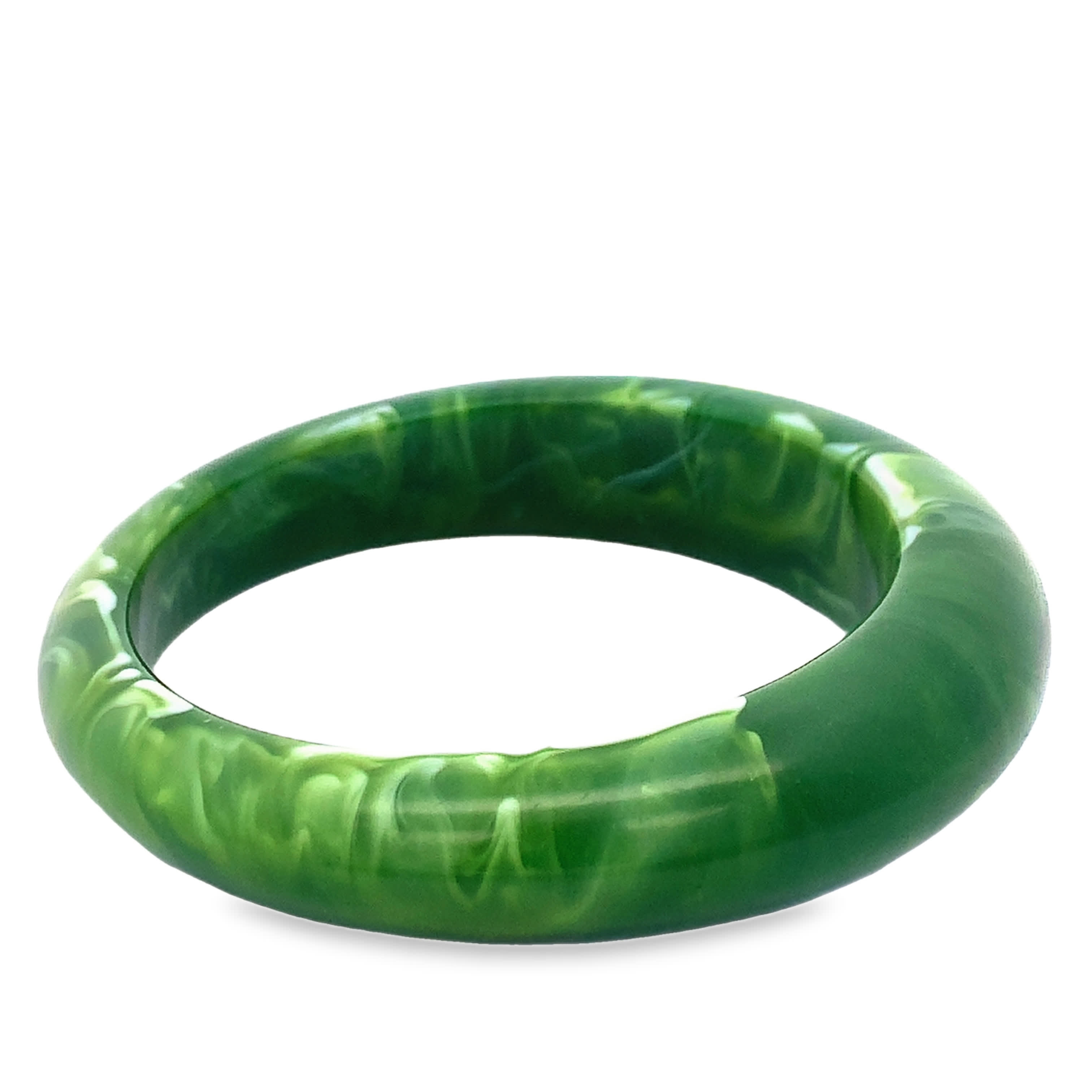 Bransoletka z jadeitu na podstawie bez metalu