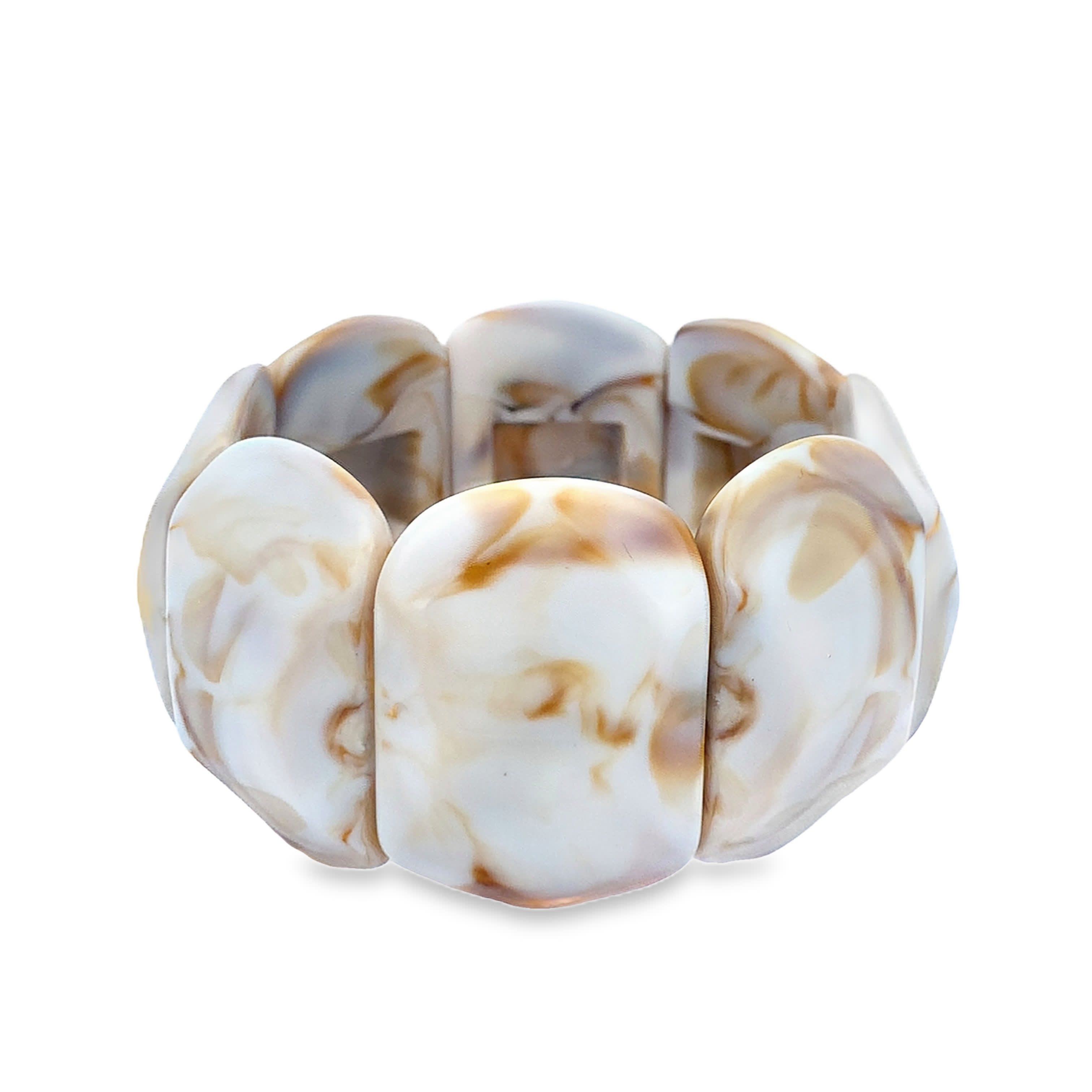 Bransoletka z koralików wykonana ręcznie bez metalu