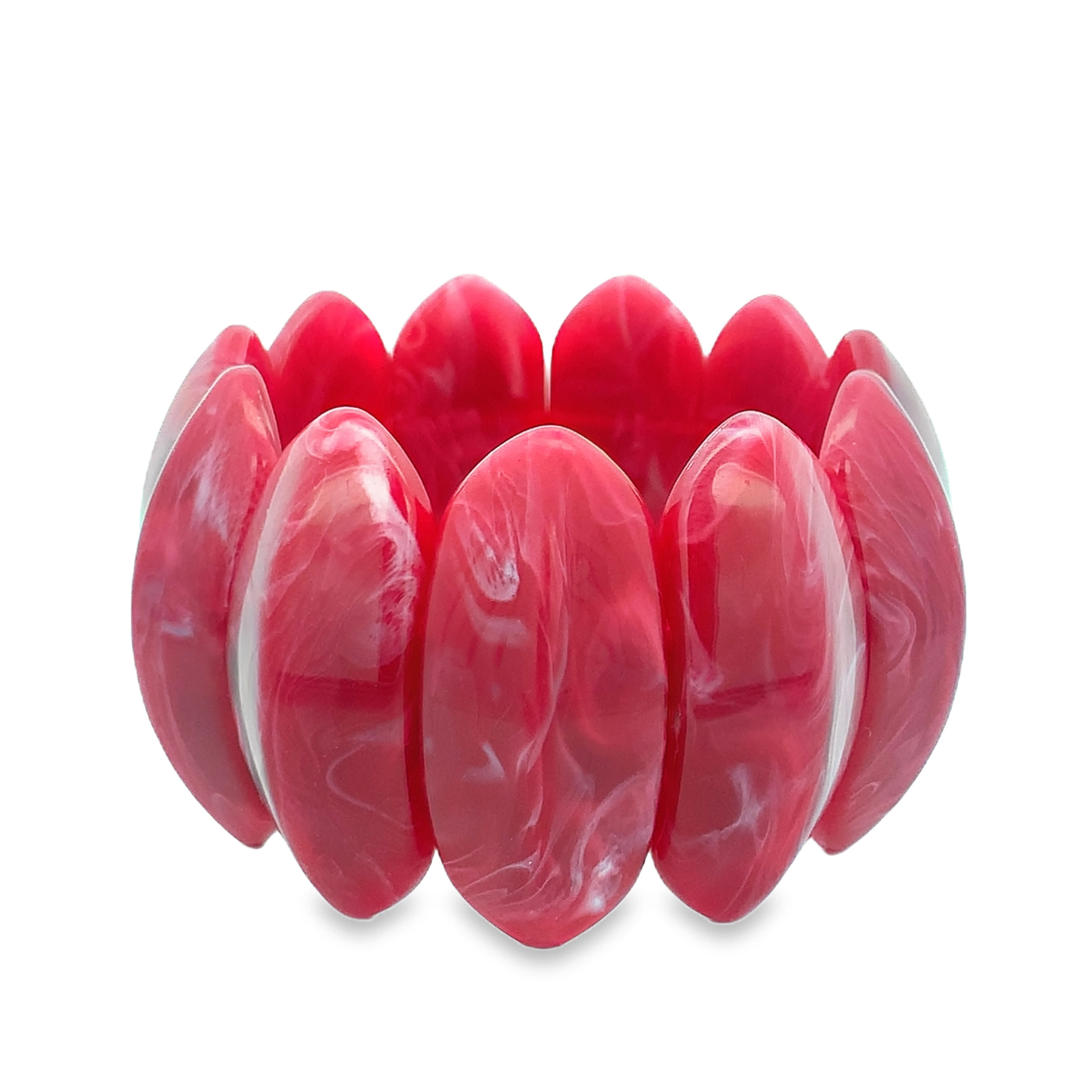 Urocza bransoletka z koralików bez metalu