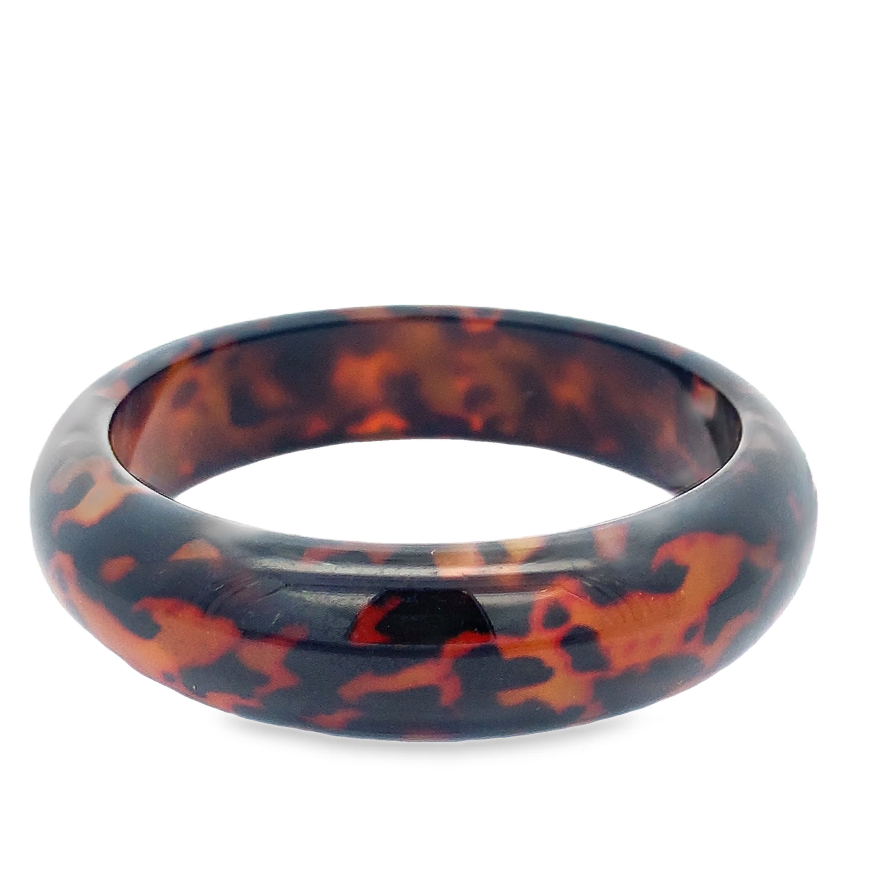 Bransoleta ze złoconej stali, bez metalu, z artystycznymi rysunkami