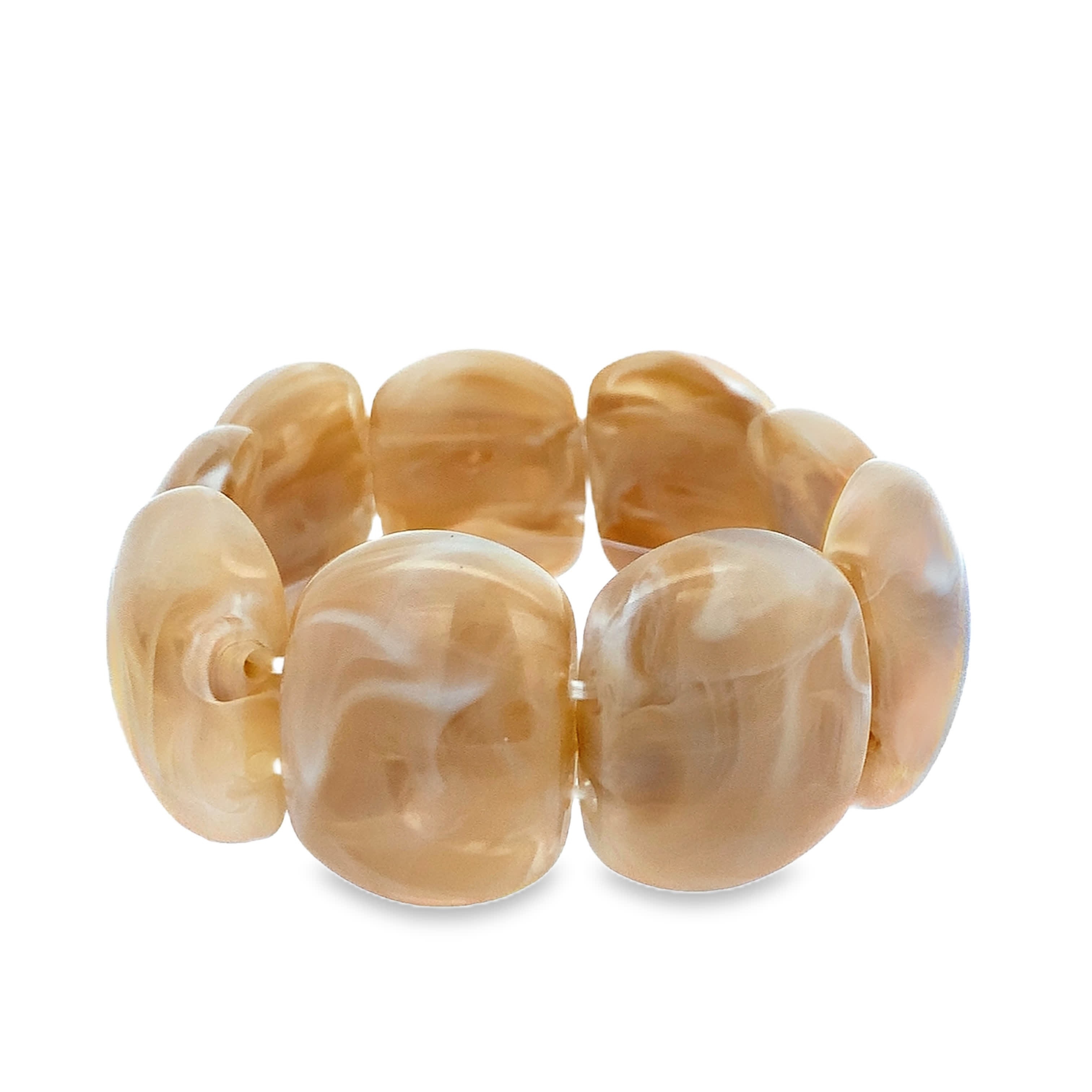 Elegancka bransoletka koralikowa bez metalu