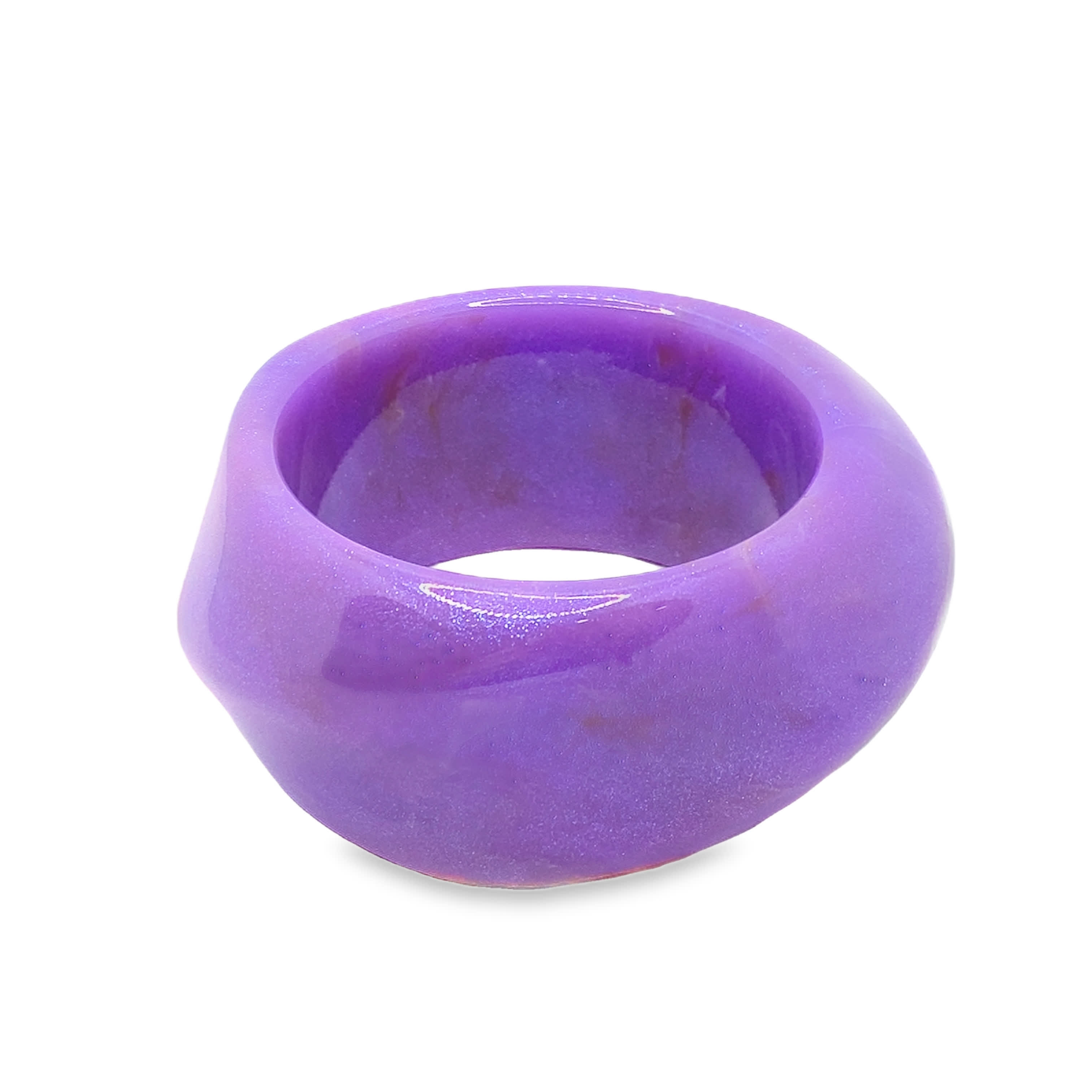 Wyjątkowa Fioletowa Bransoletka Jadeitowa, Biżuteria Bez Metalu