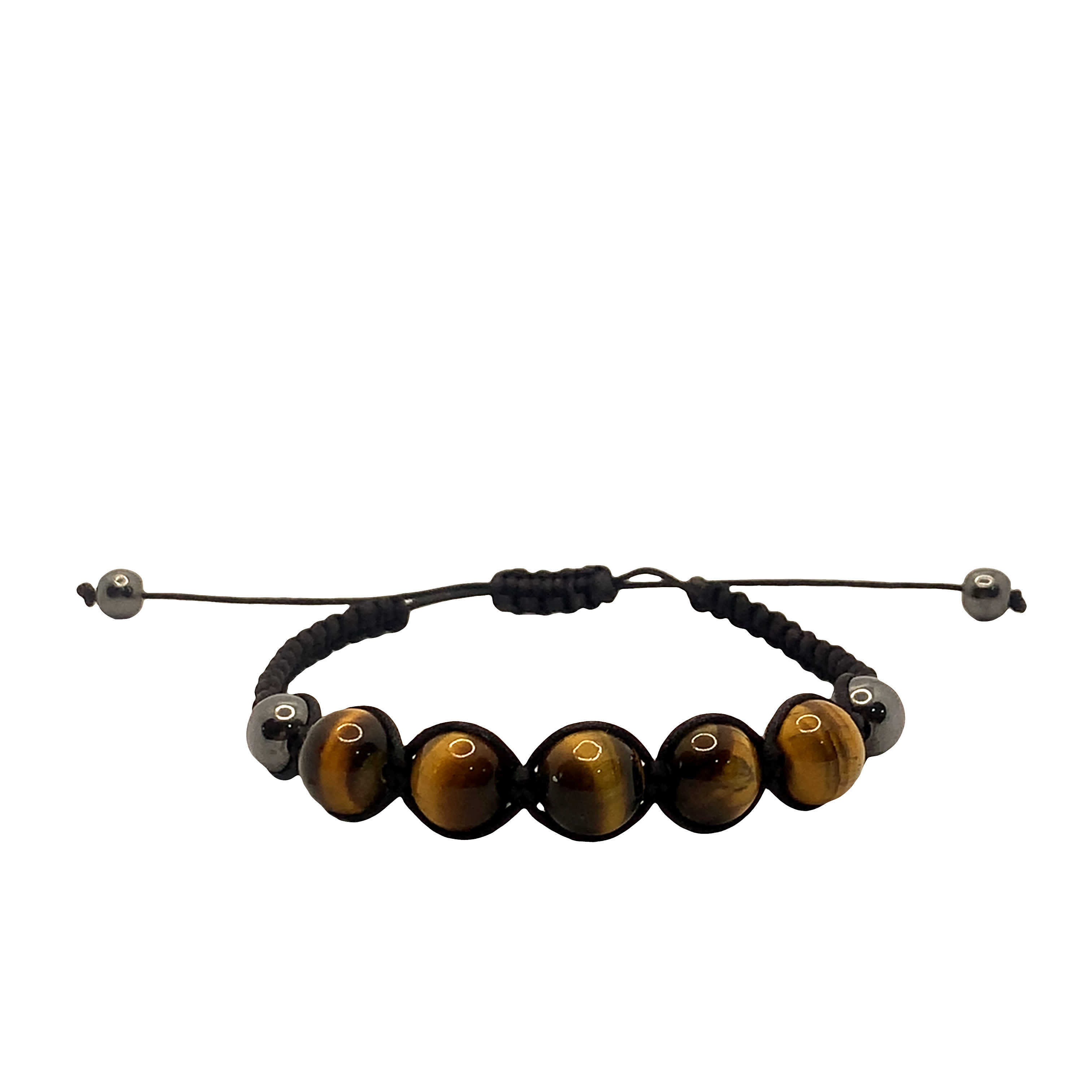 Bransoletka z koralików z agatu o ziemistym charakterze