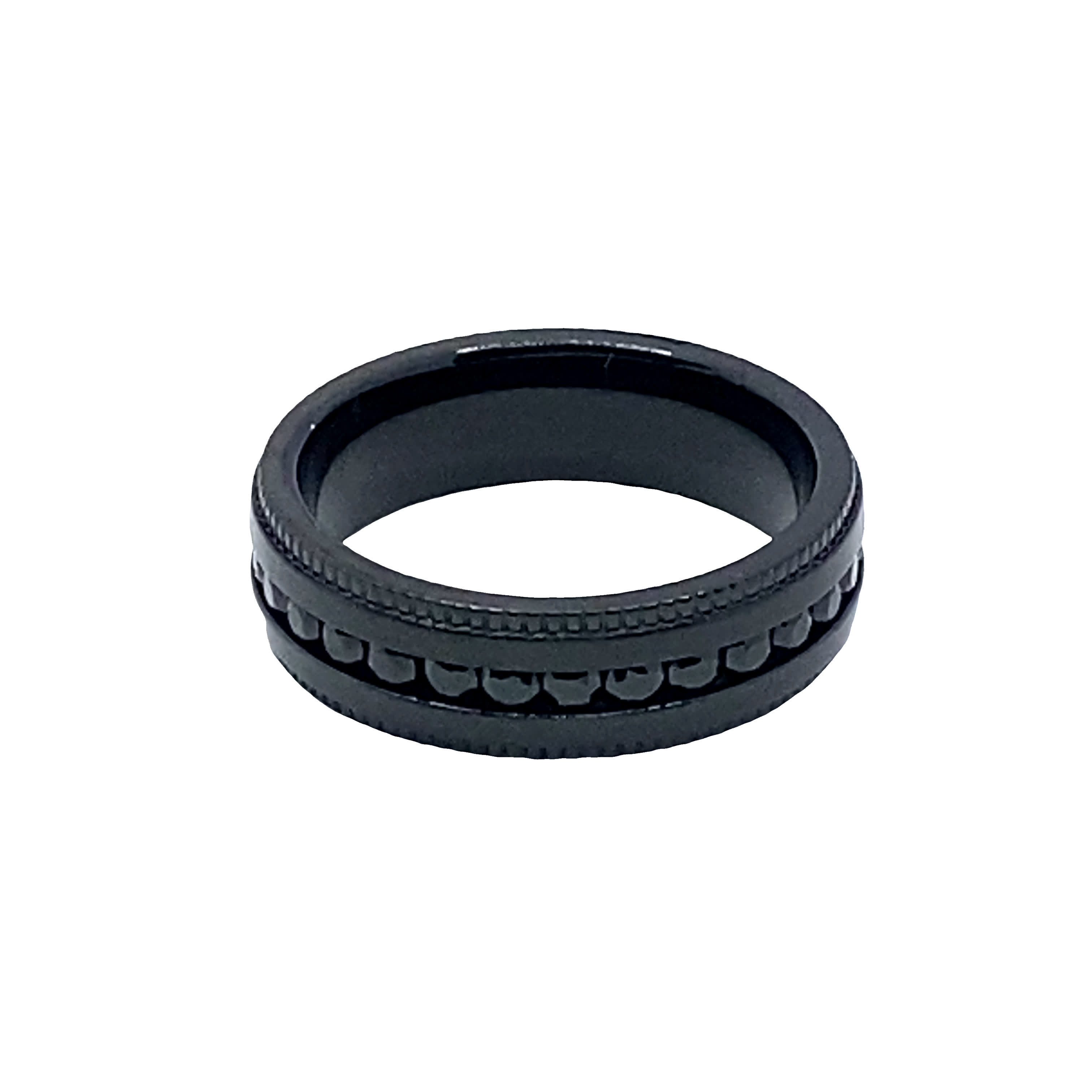 Pierścień z unikalną konstrukcją bez metalu