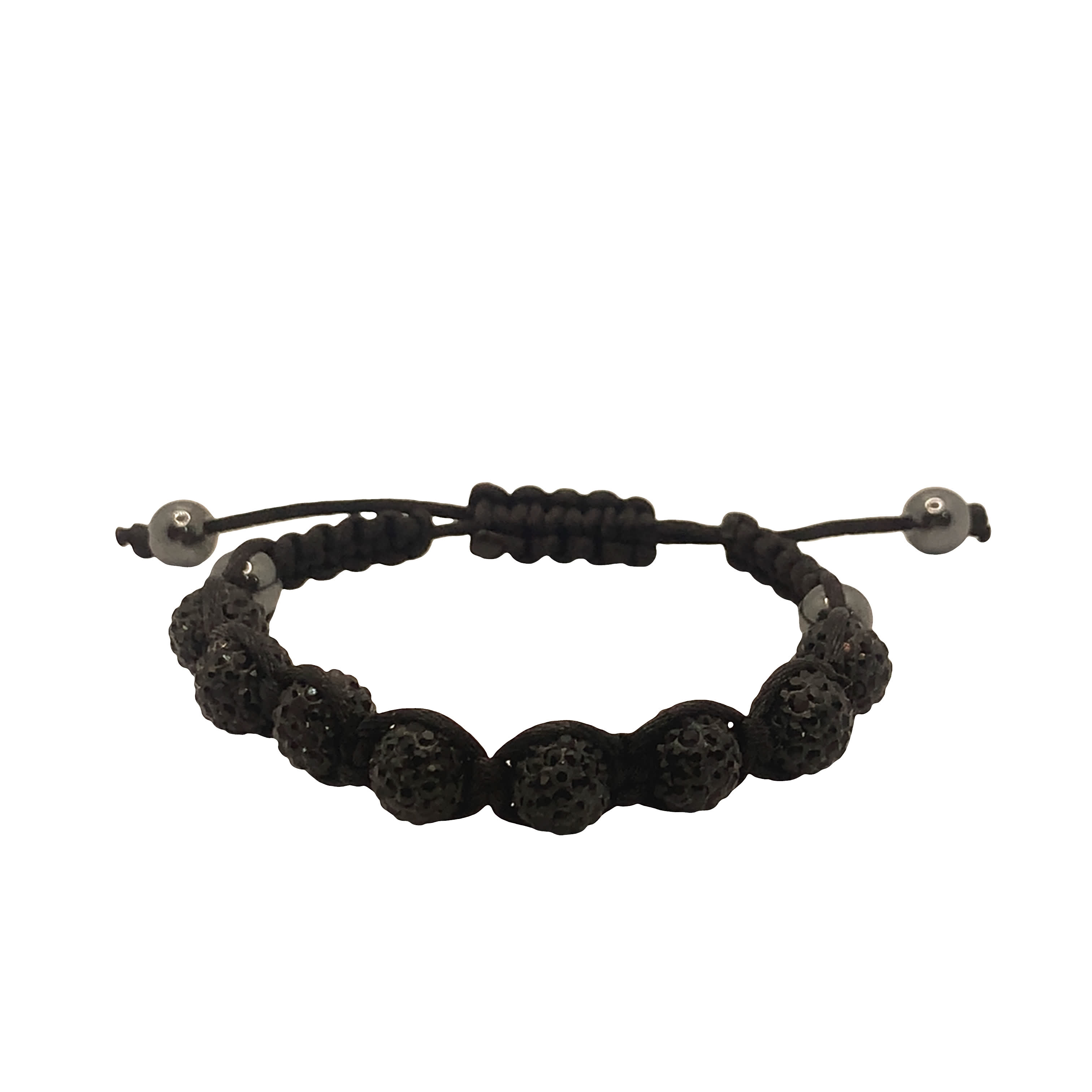 Bransoletka z koralików z kryształowych kaboszonów