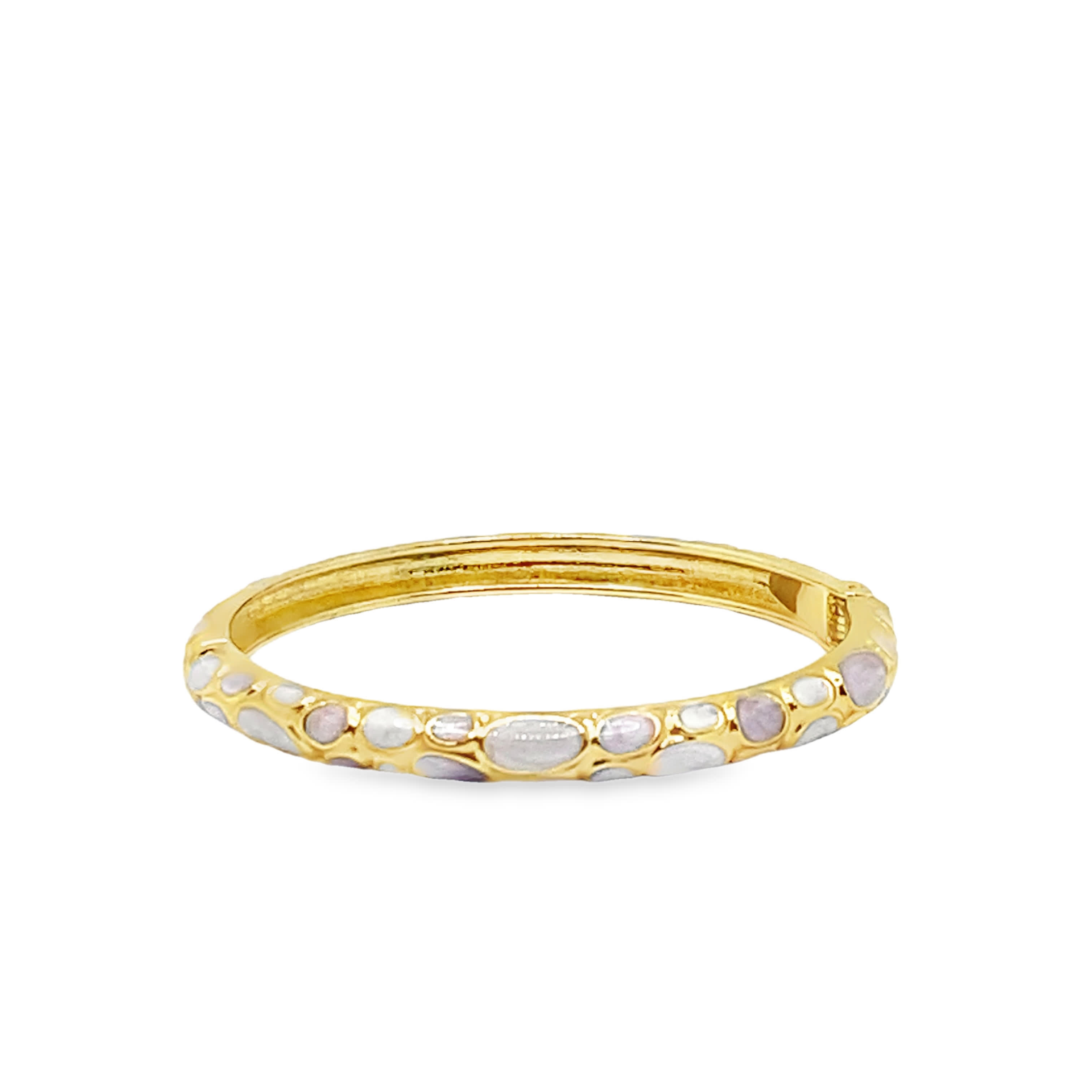 Bransoletka ze złoconej stali