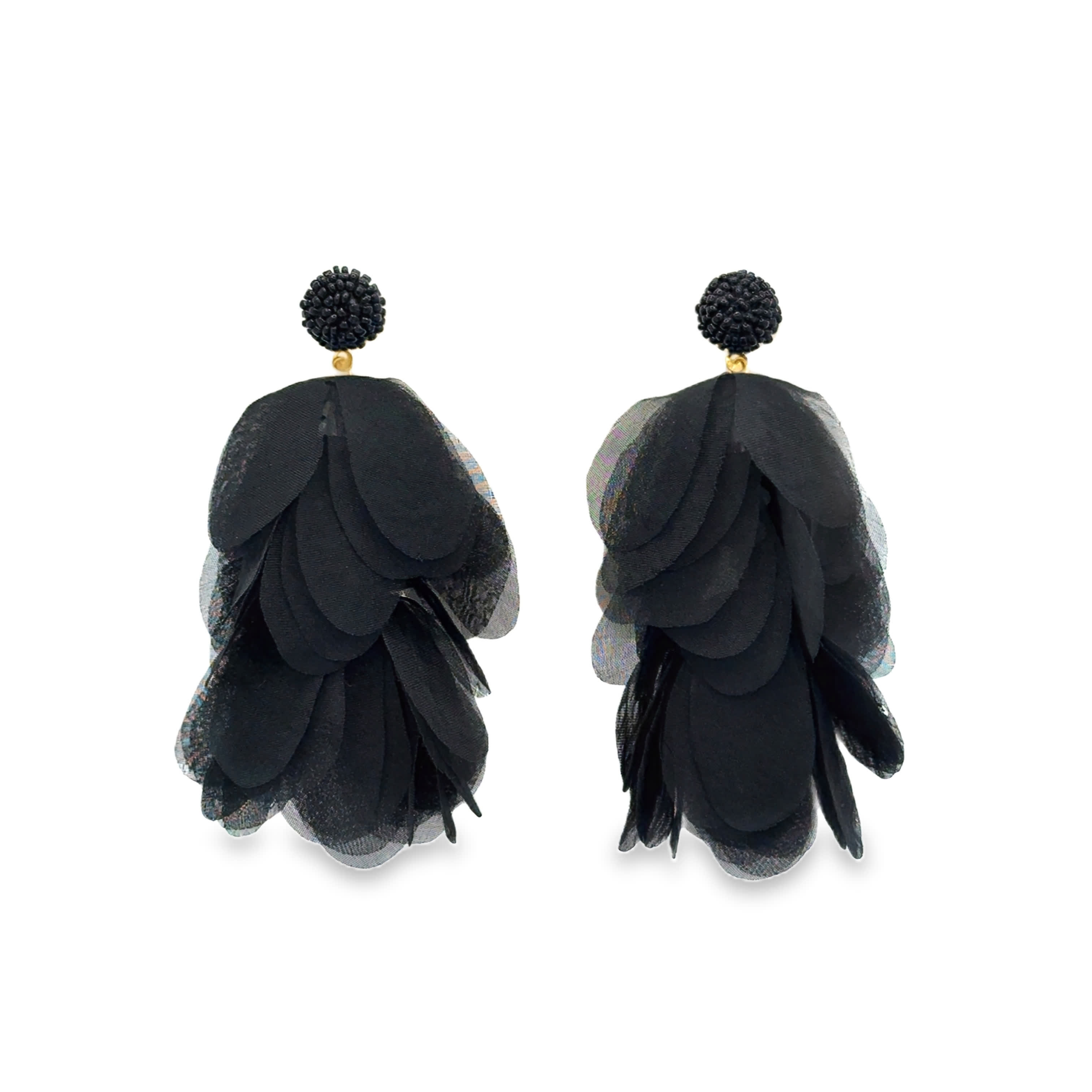 Dramatyczne wiszące kolczyki kaskadowe