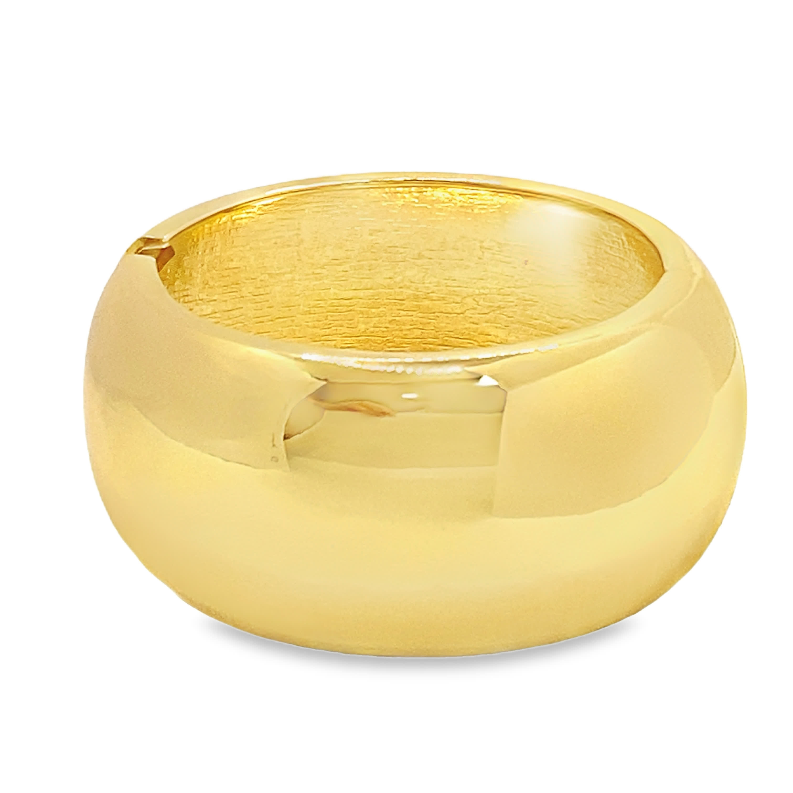 Klasyczna bransoletka ze złoconej stali polerowanego