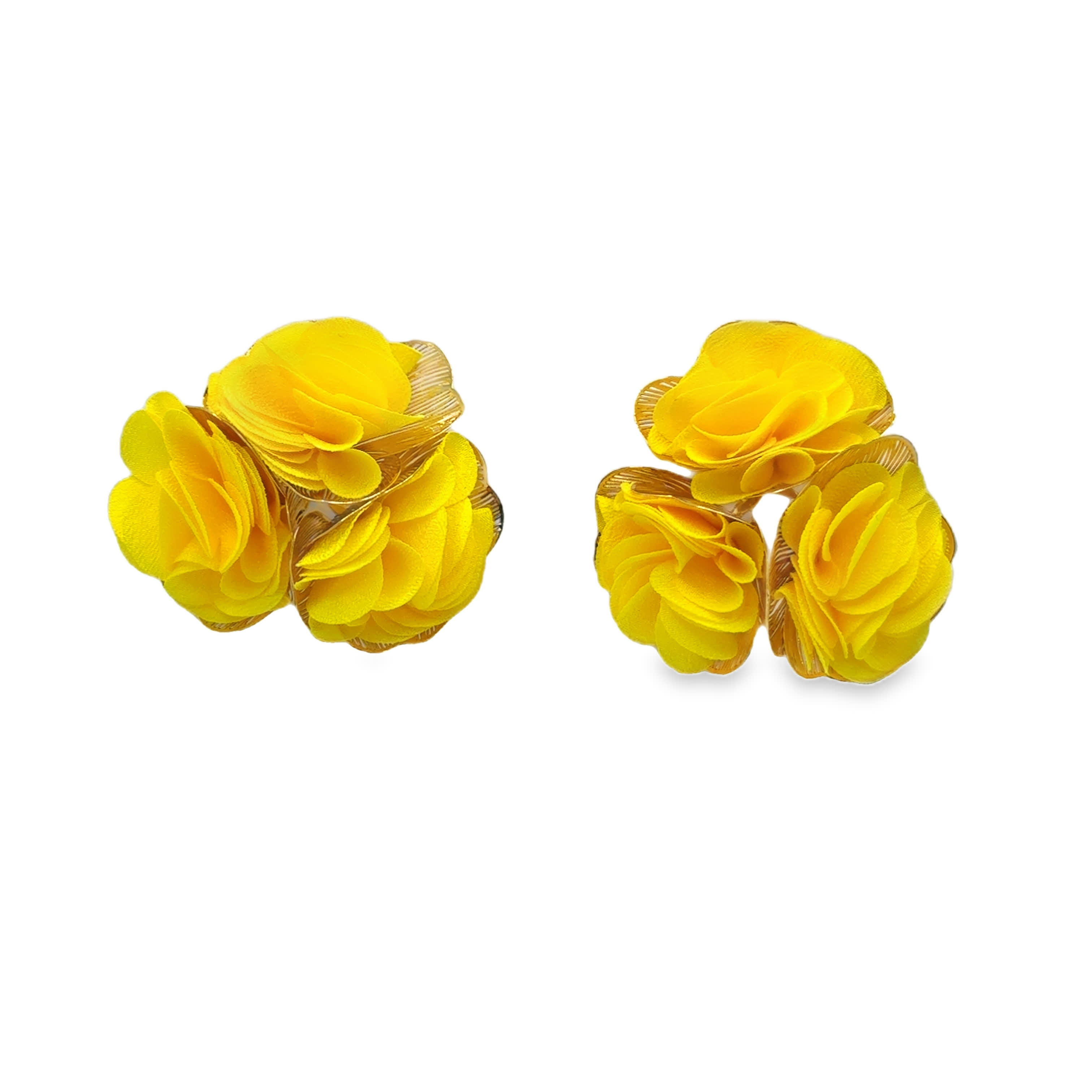 Kolczyki z płatkami słonecznymi