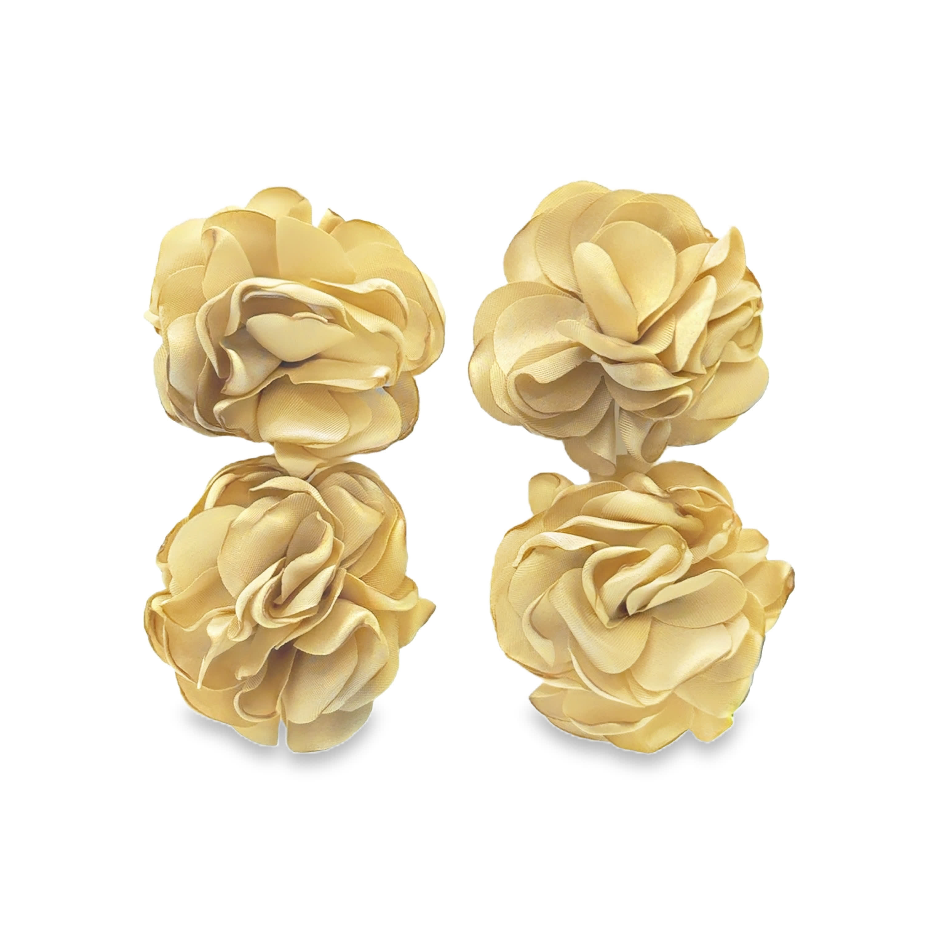 Eleganckie kolczyki z motywem kwiatów