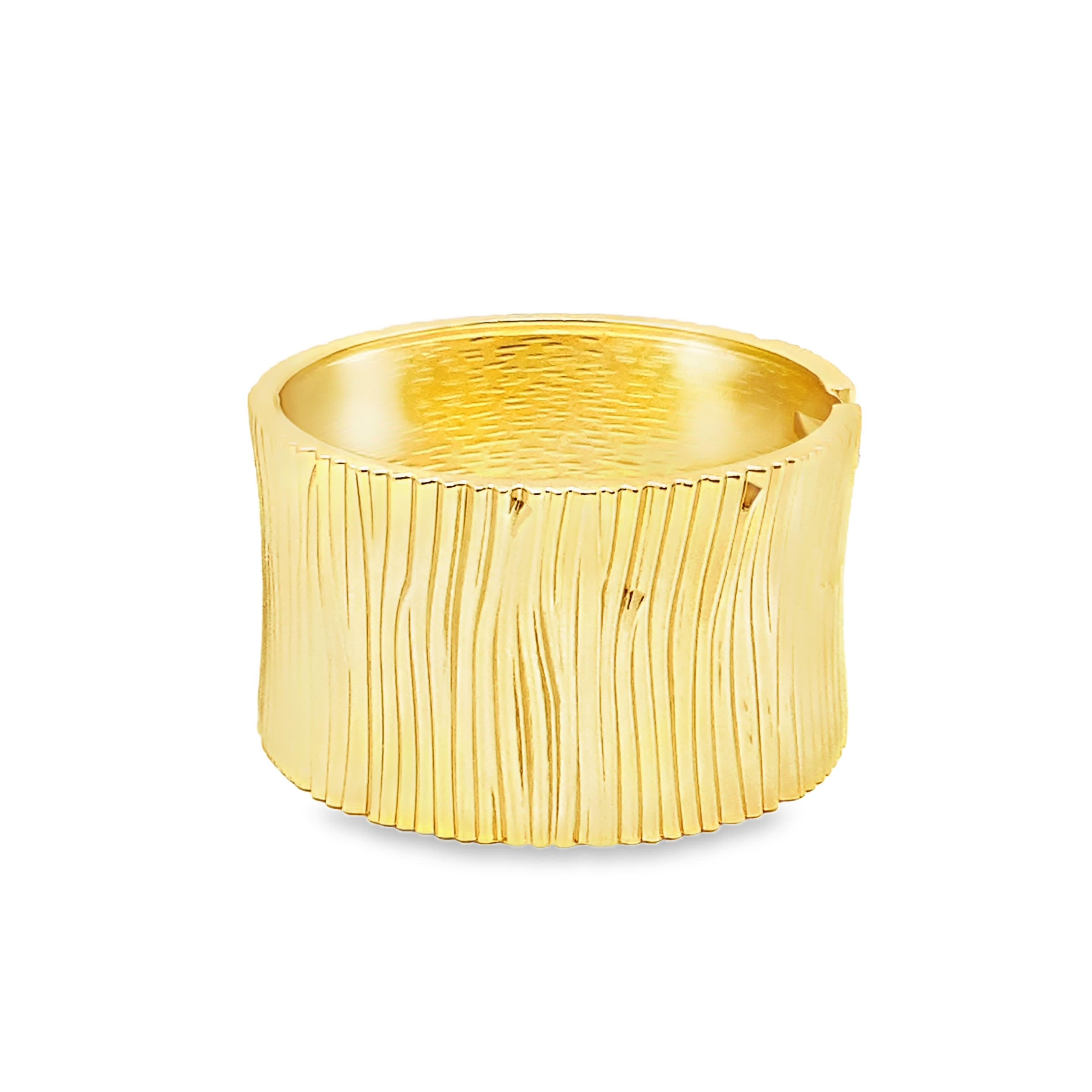 Nowoczesna bransoletka z żółtego złota