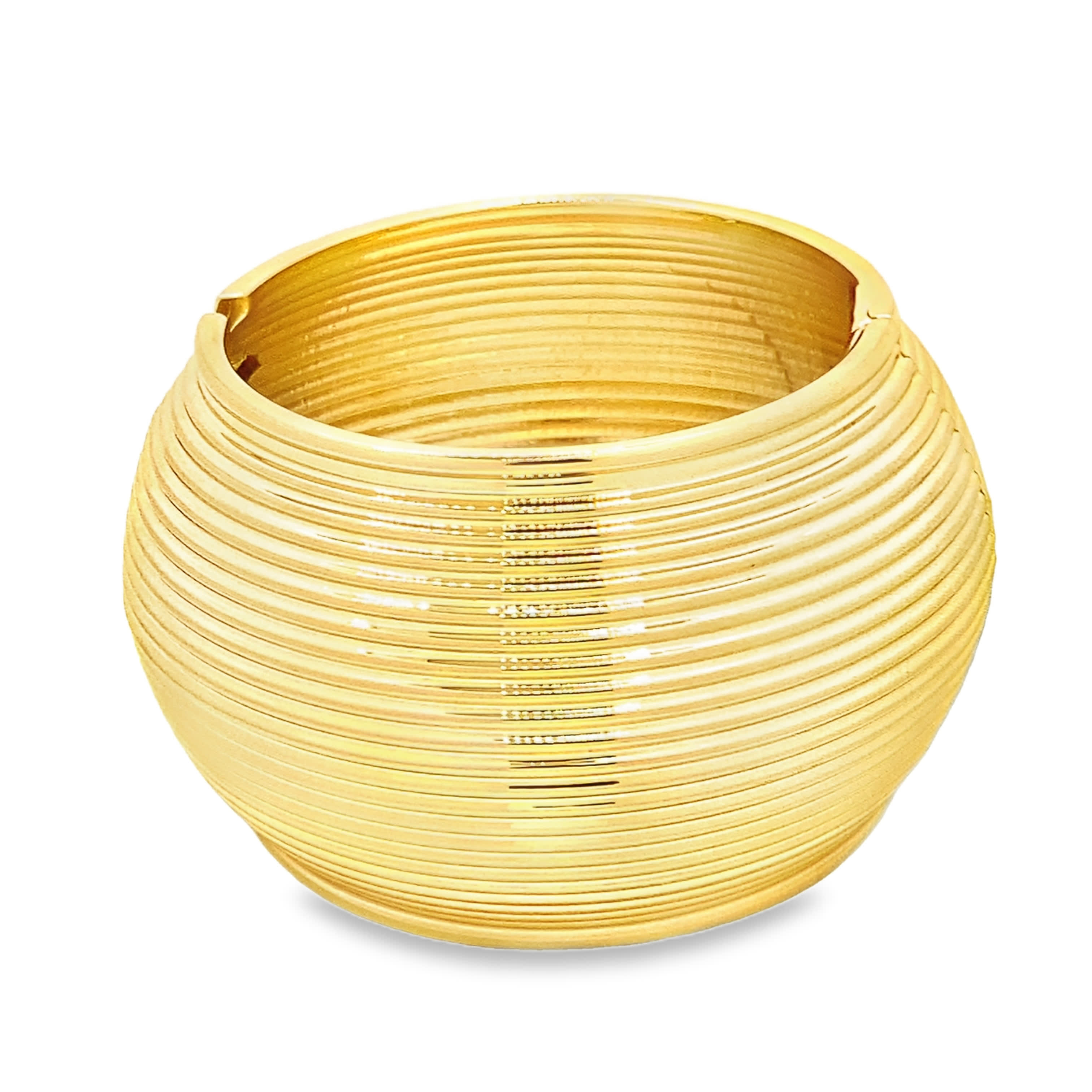 Nowoczesna bransoletka z żółtego złota