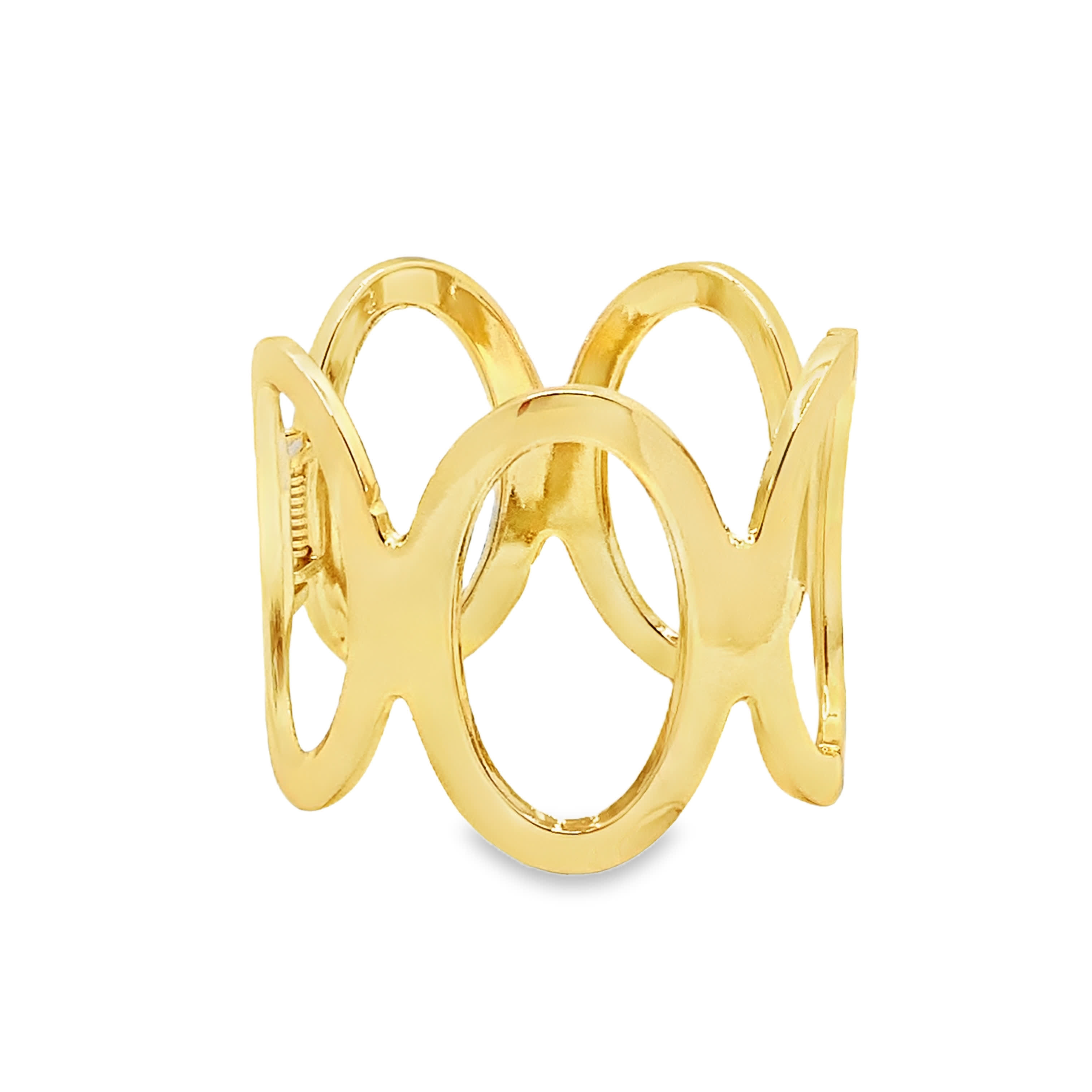 Bransoletka z żółtego złota ażurowa