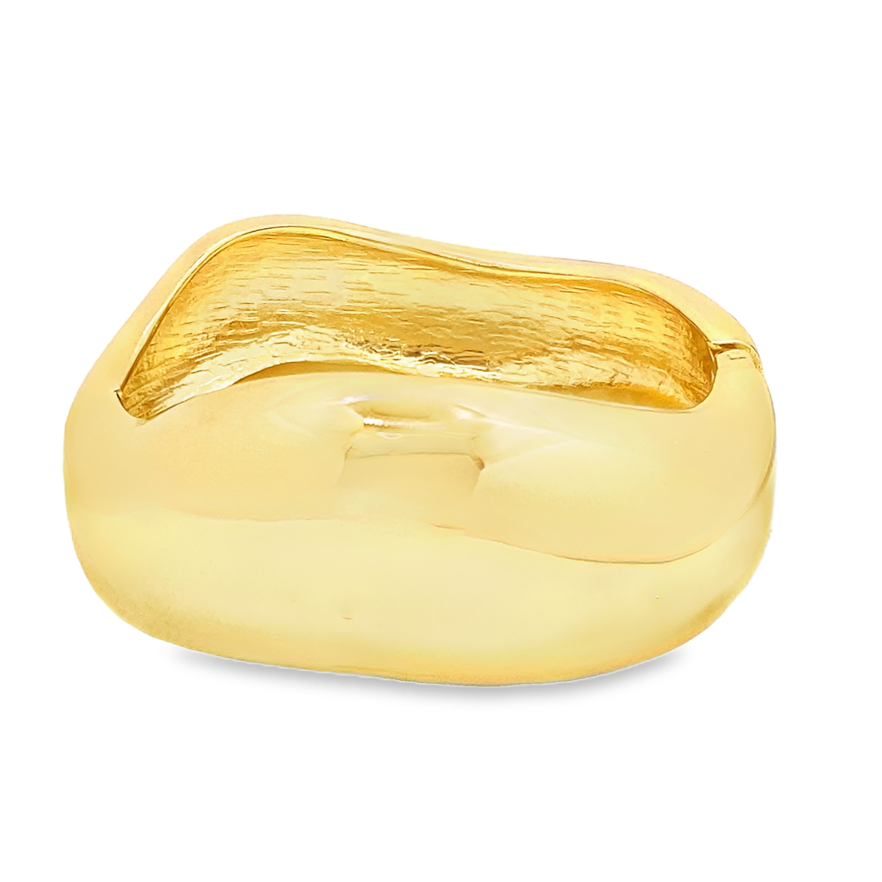 Nowoczesna bransoletka z żółtego złota