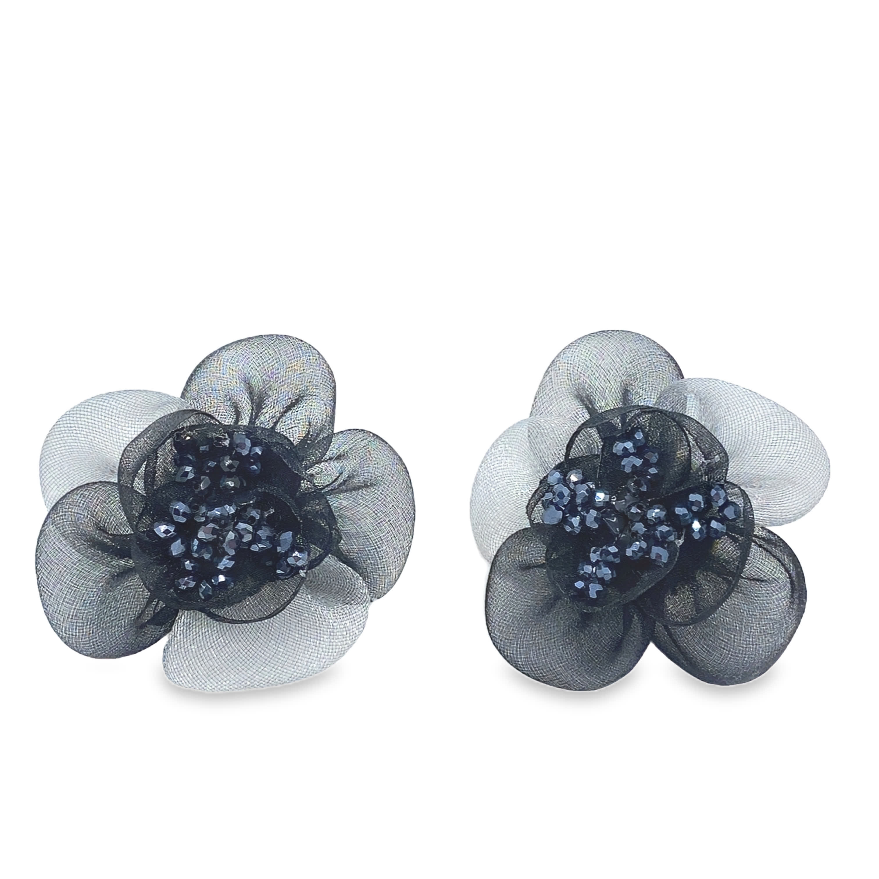 Eleganckie kolczyki z motywem kwiatowym