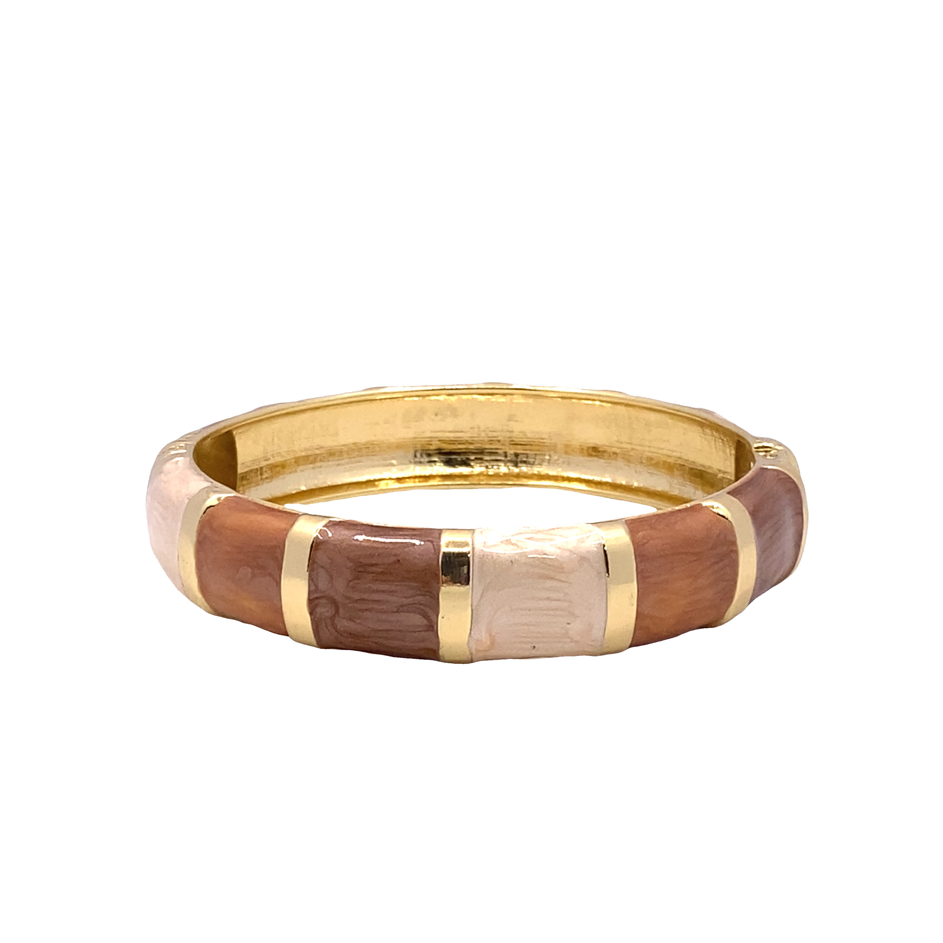 Dwukolorowa Bransoletka z Akcentami Emaliowanymi