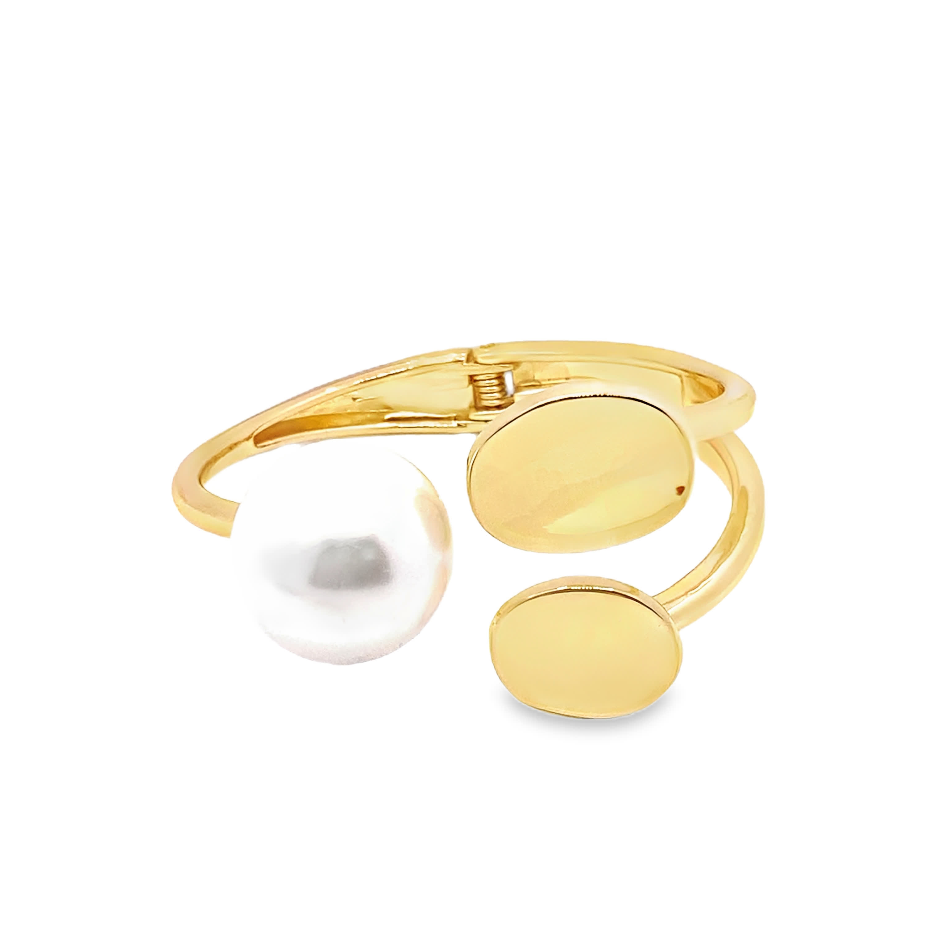 Bransoletka z Okrągłą Perłą Kaboszon