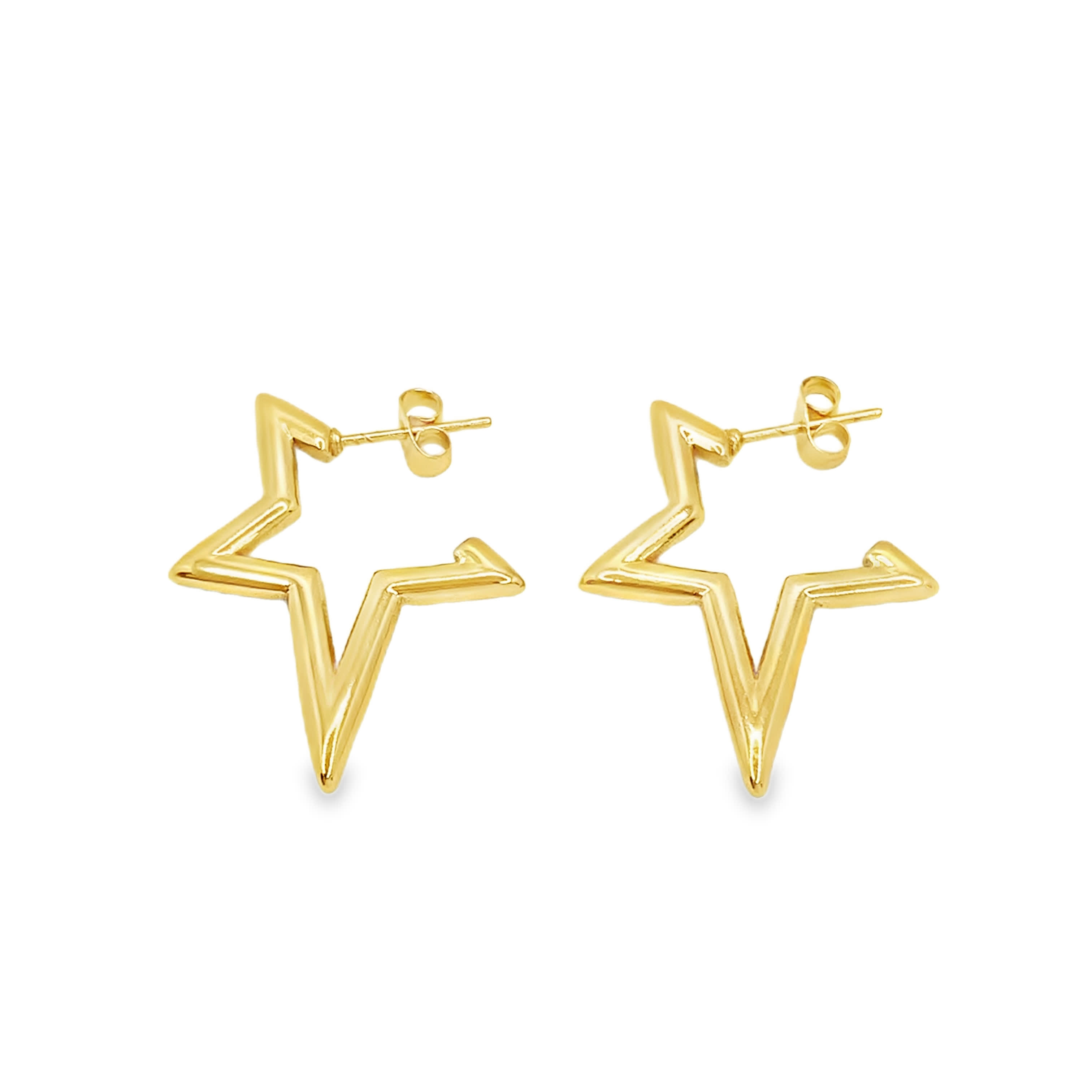 Kolczyki Koła Gwiazdki