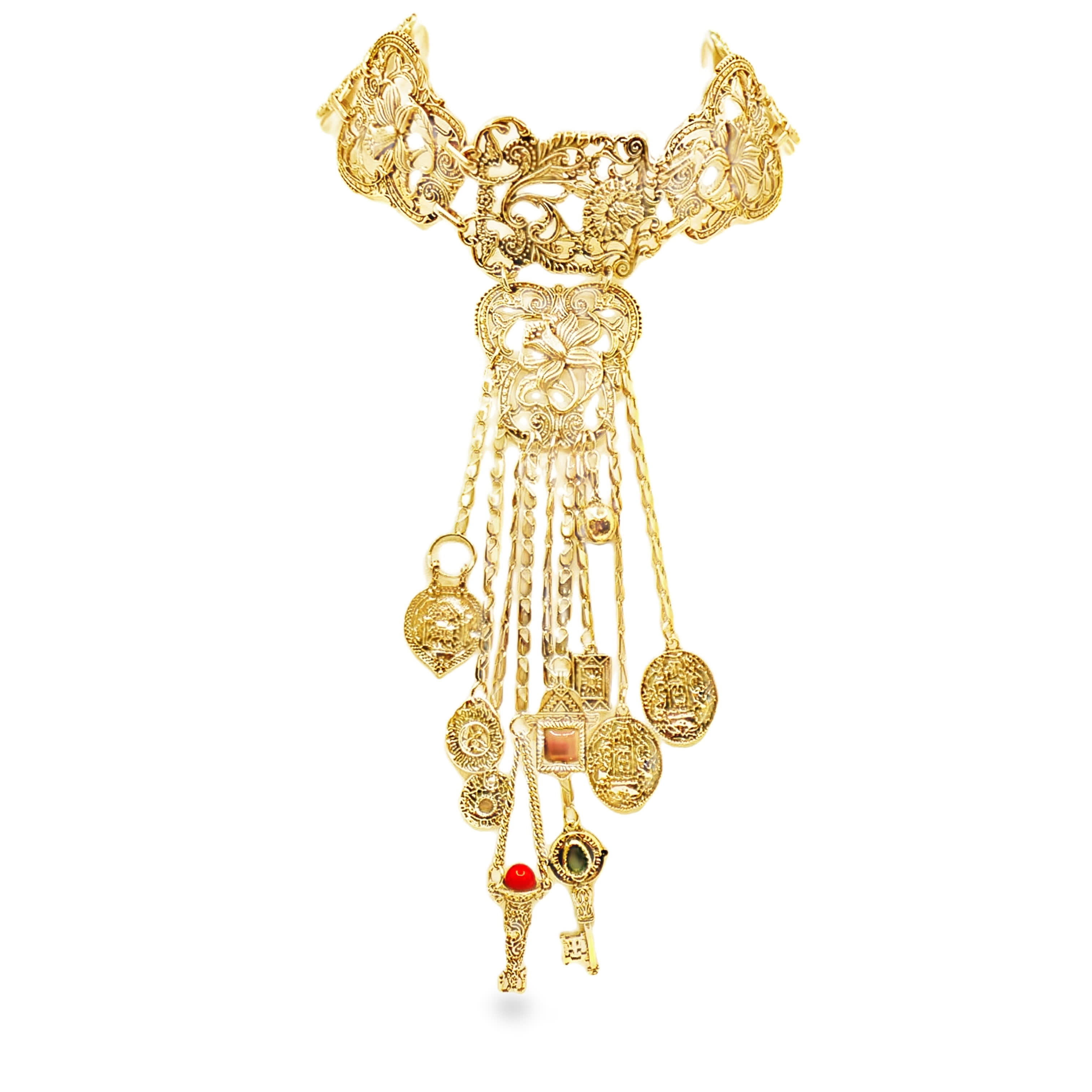 Naszyjnik z zawieszką z żółtego złota