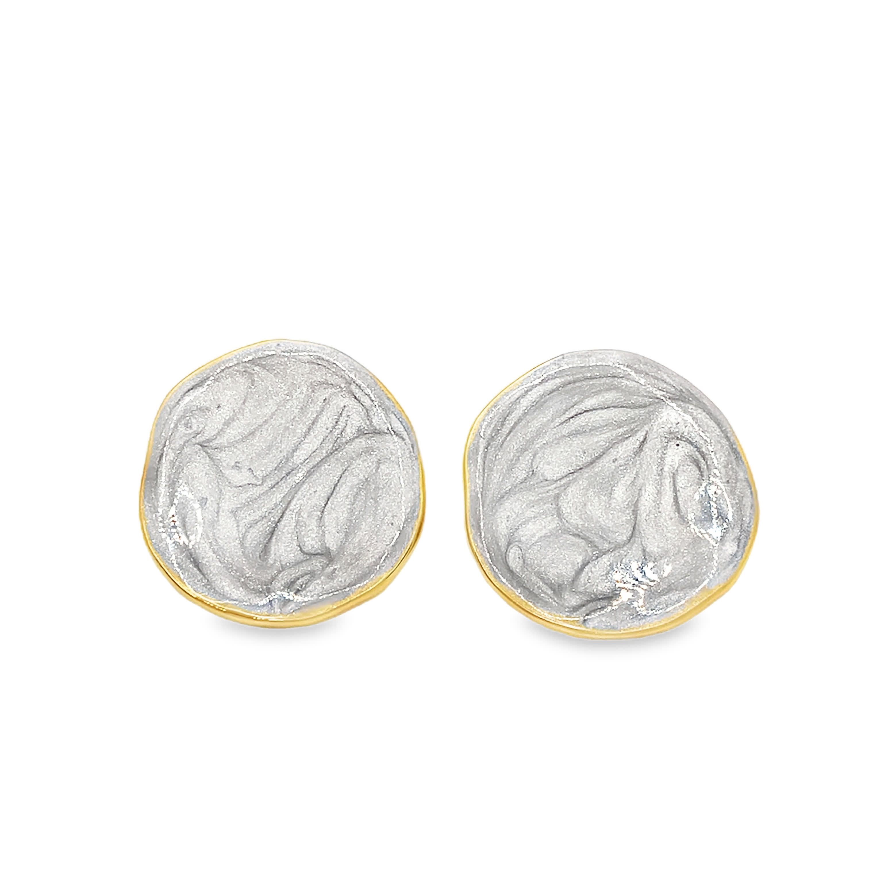 Kolczyki ze złota w kształcie spirali