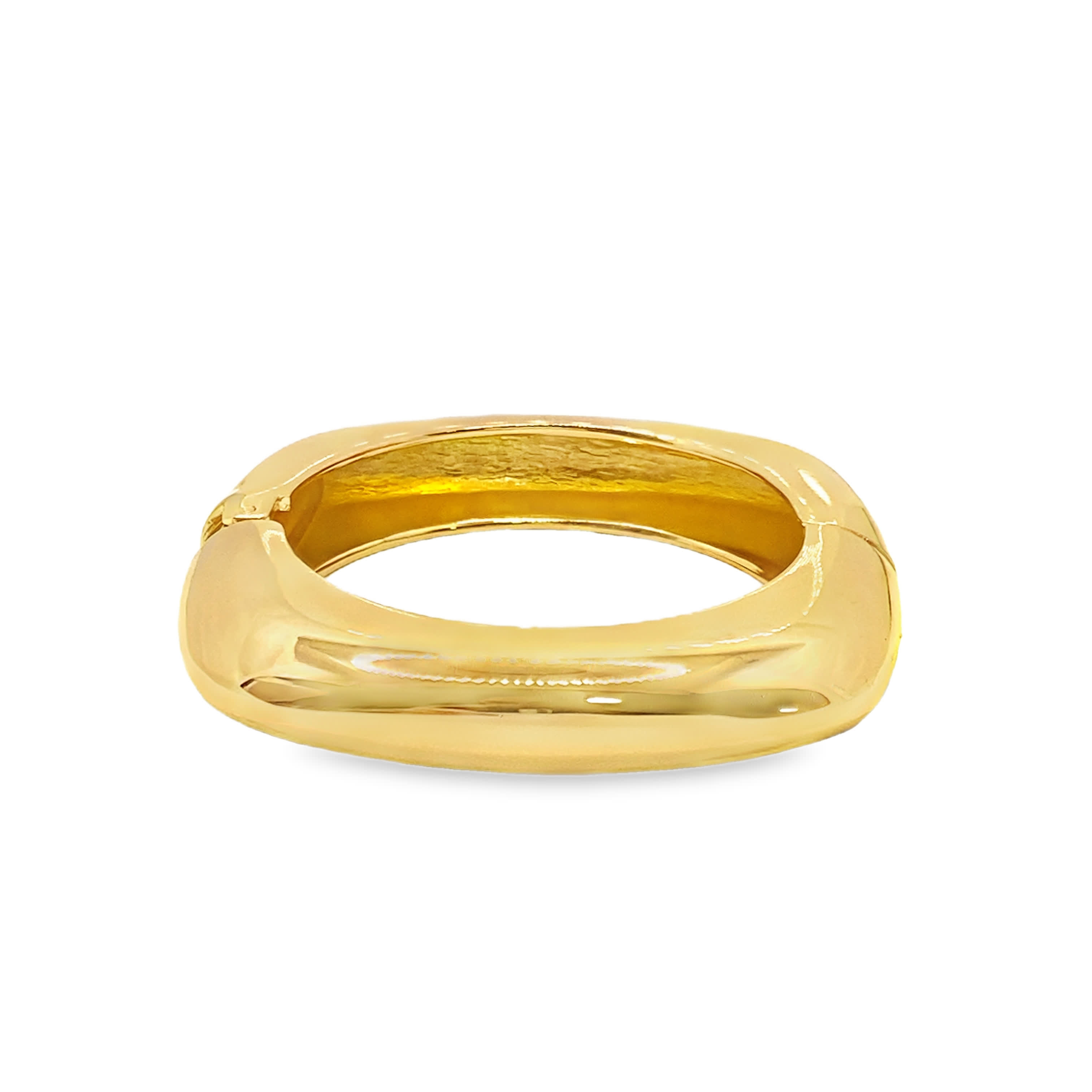 Elegancka bransoletka z żółtego złota