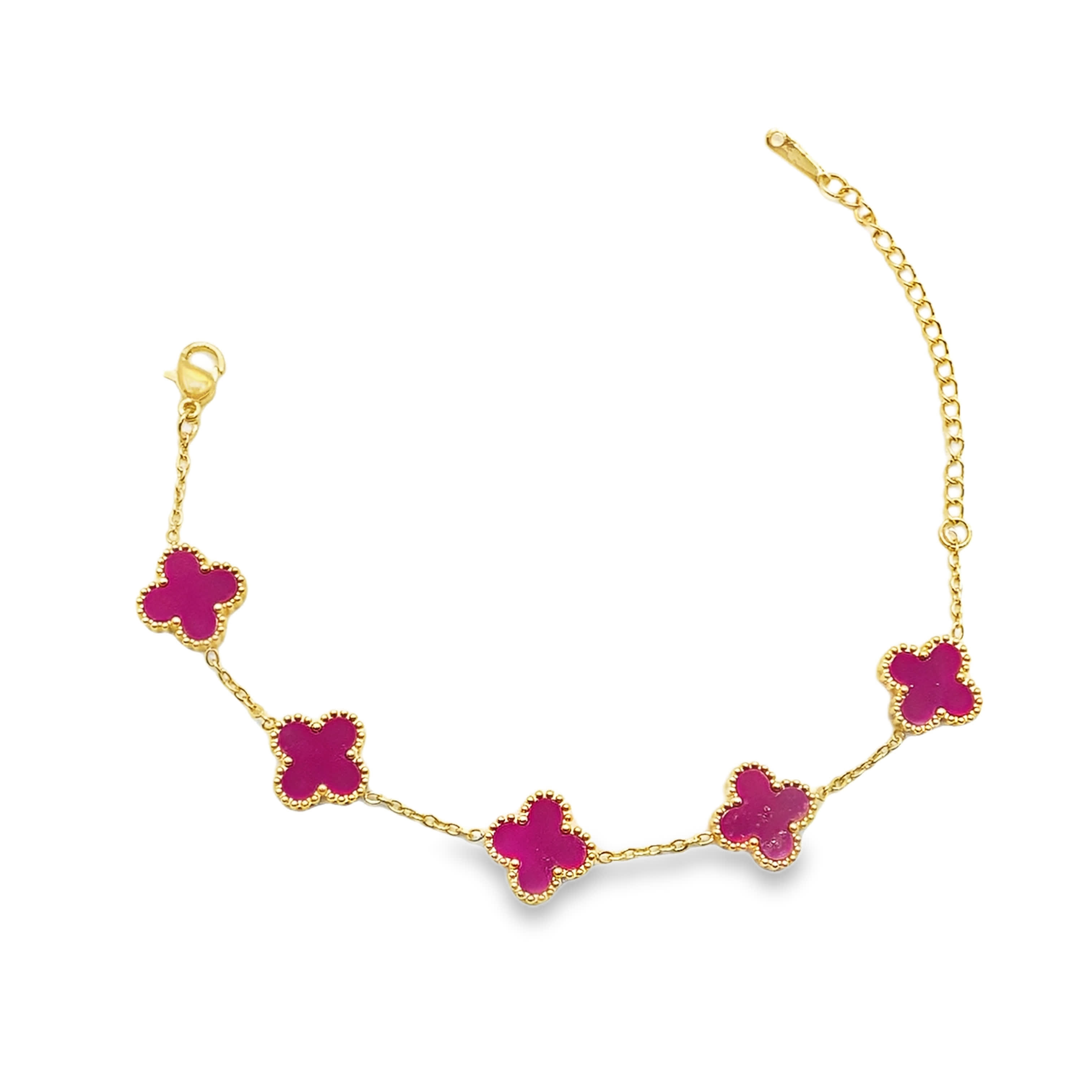 Bransoletka z łańcuszkiem z żółtego złota