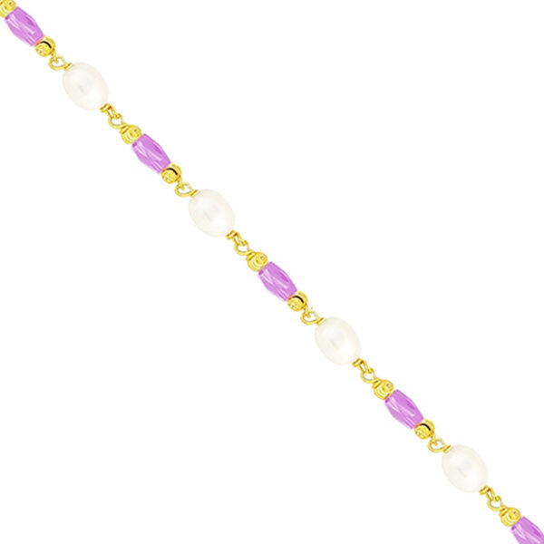 bransoletka-na-noge-perla-fioletowa