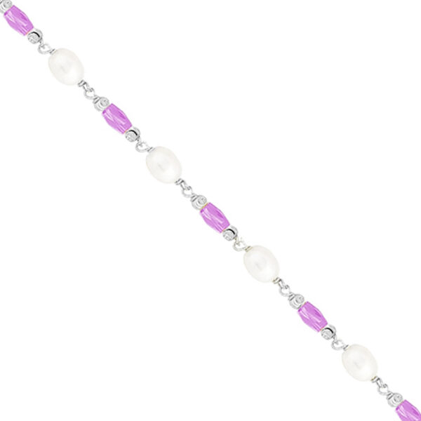 bransoletka-na-noge-perla-fioletowa-srebrna