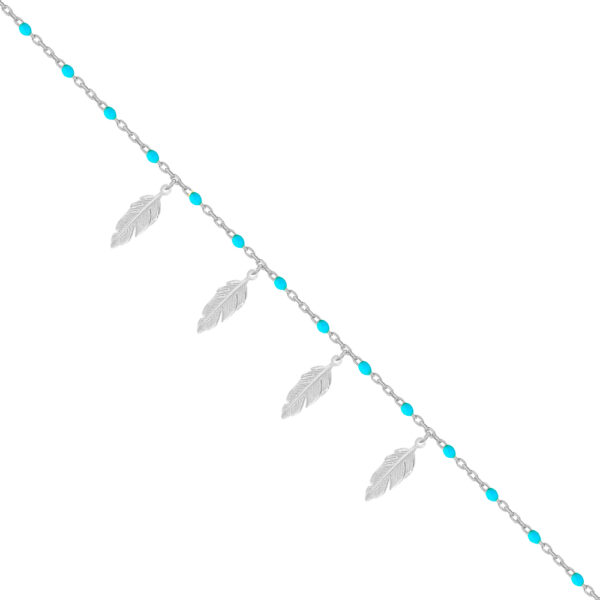 bransoletka-na-noge-z-zawieszkami-piorka-srebrna